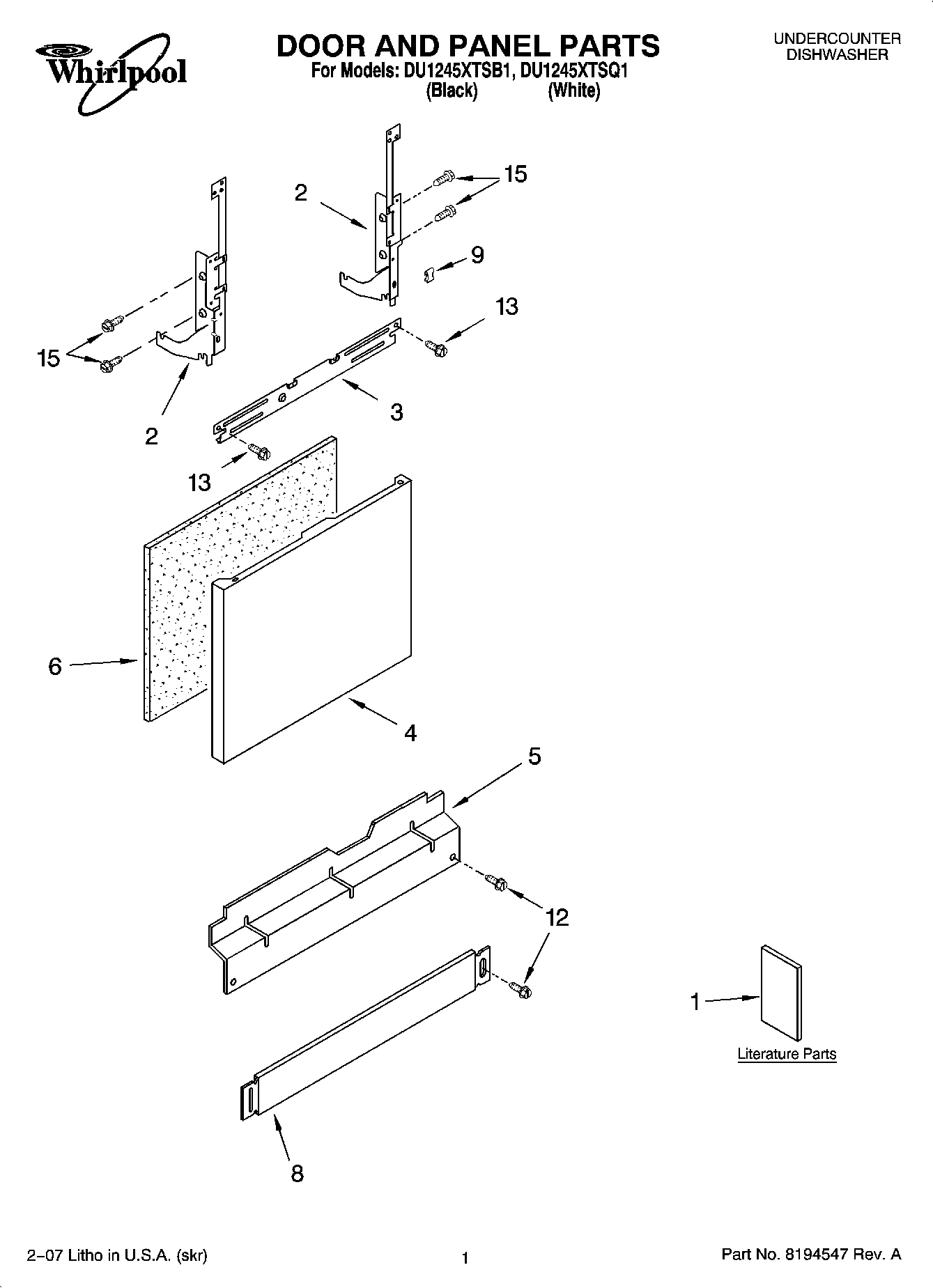 01 - DOOR AND PANEL PARTS