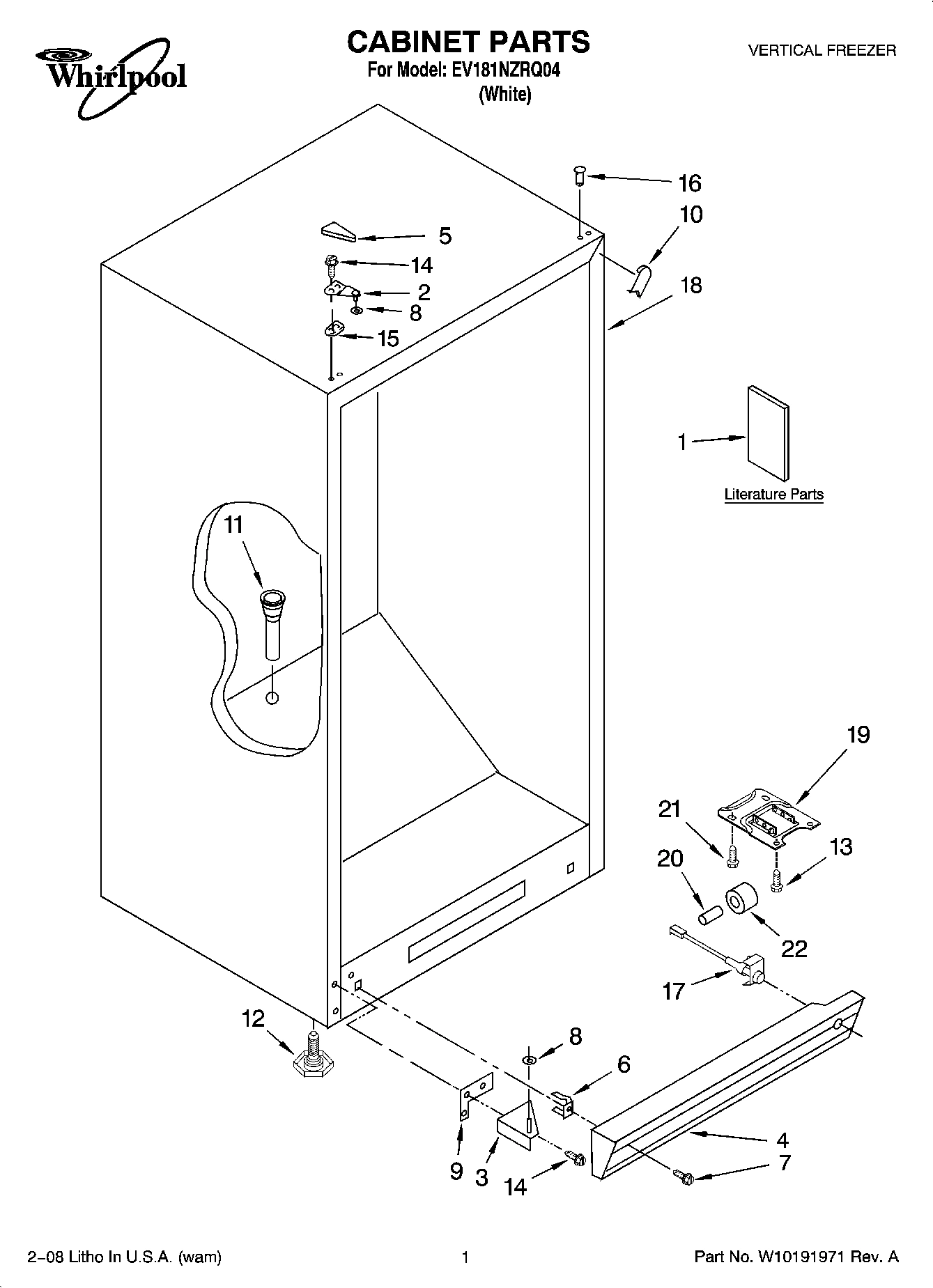 01 - CABINET PARTS