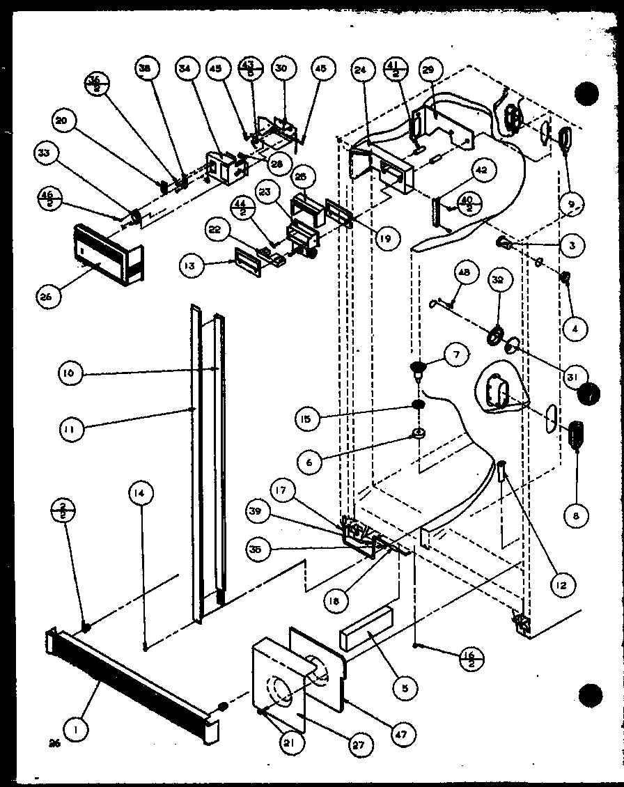 15 - REF/FZ CONTROLS AND CABINET PART