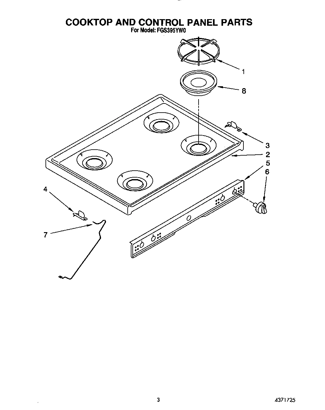 03 - COOKTOP AND CONTROL