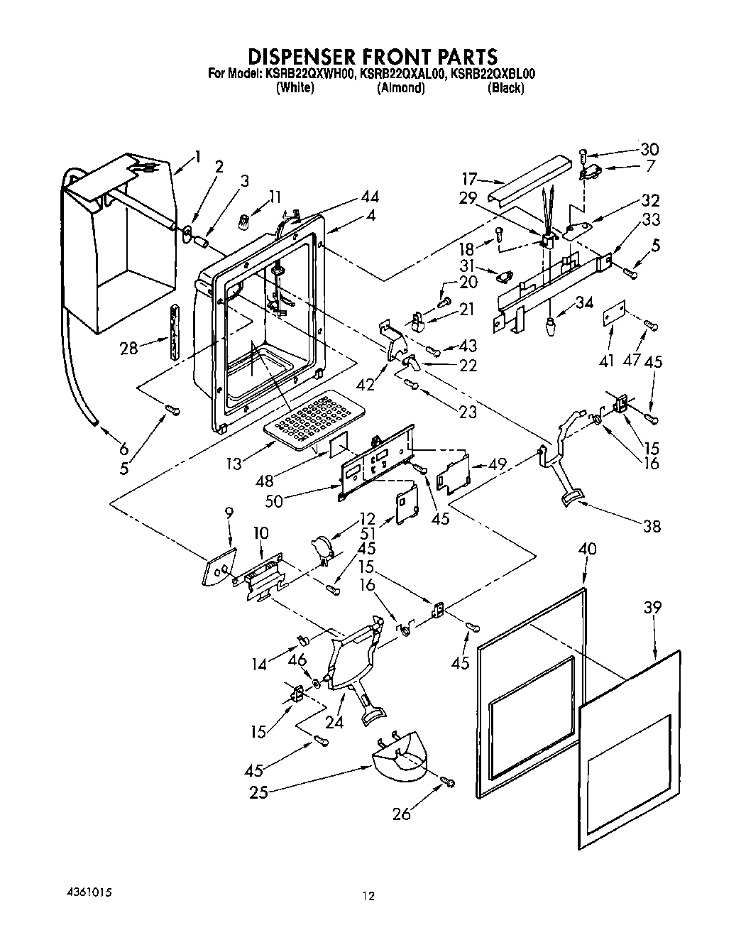 09 - DISPENSER FRONT