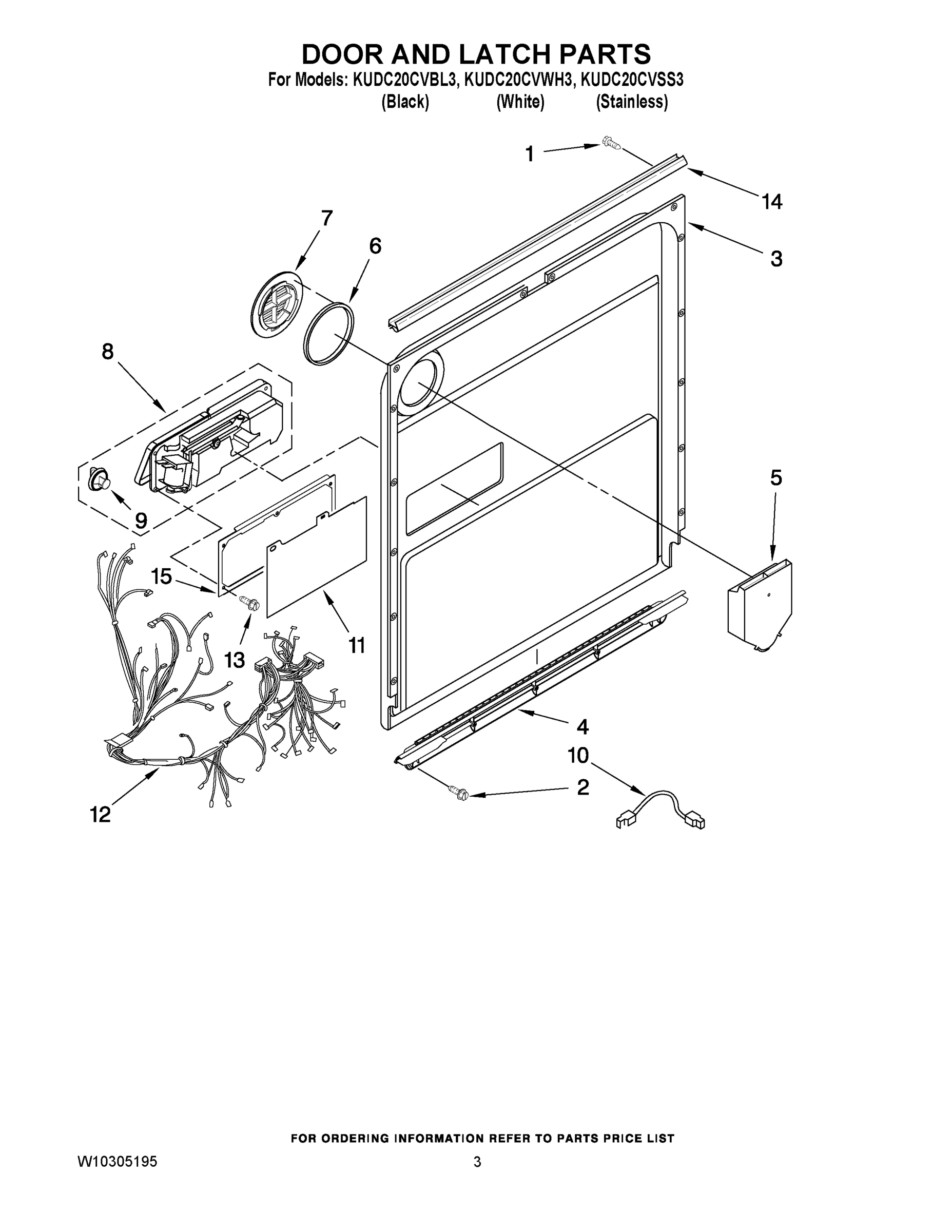 03 - DOOR AND LATCH PARTS