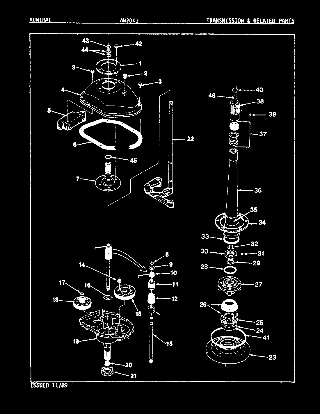 10 - TRANSMISSION & RELATED PARTS (REV. A-D)