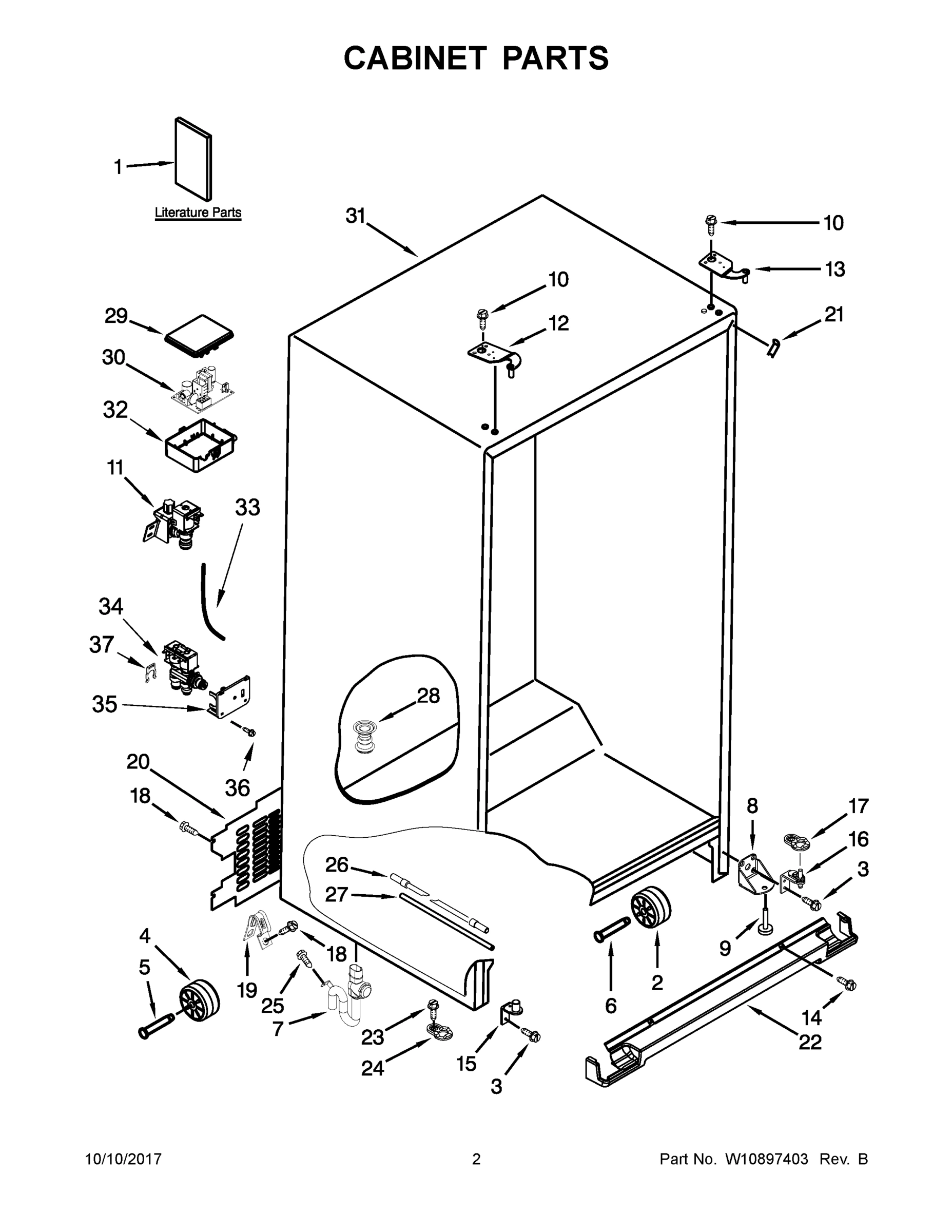 02 - CABINET PARTS