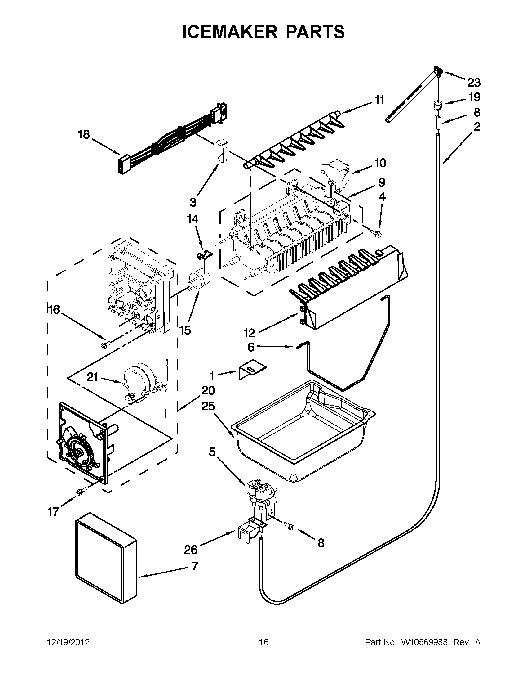 08 - ICEMAKER PARTS