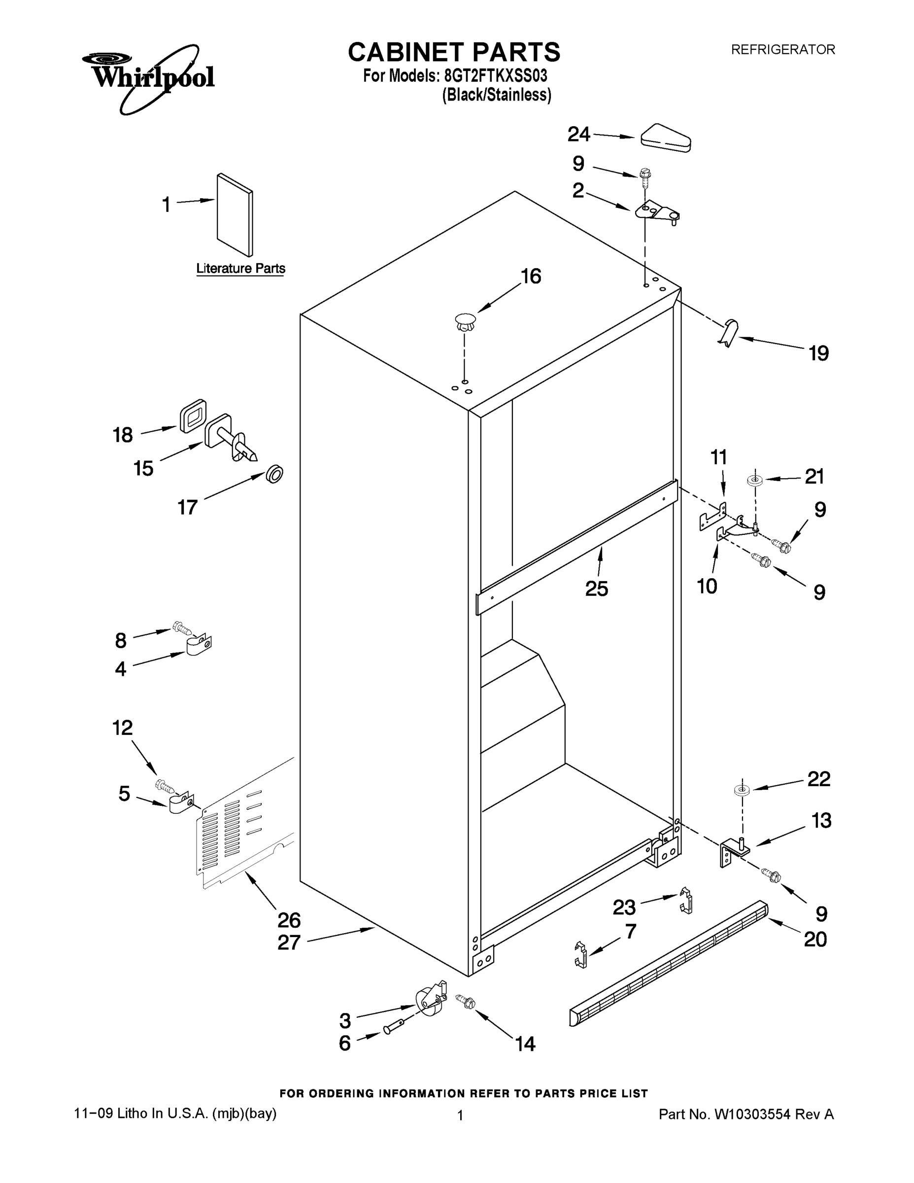 01 - CABINET PARTS