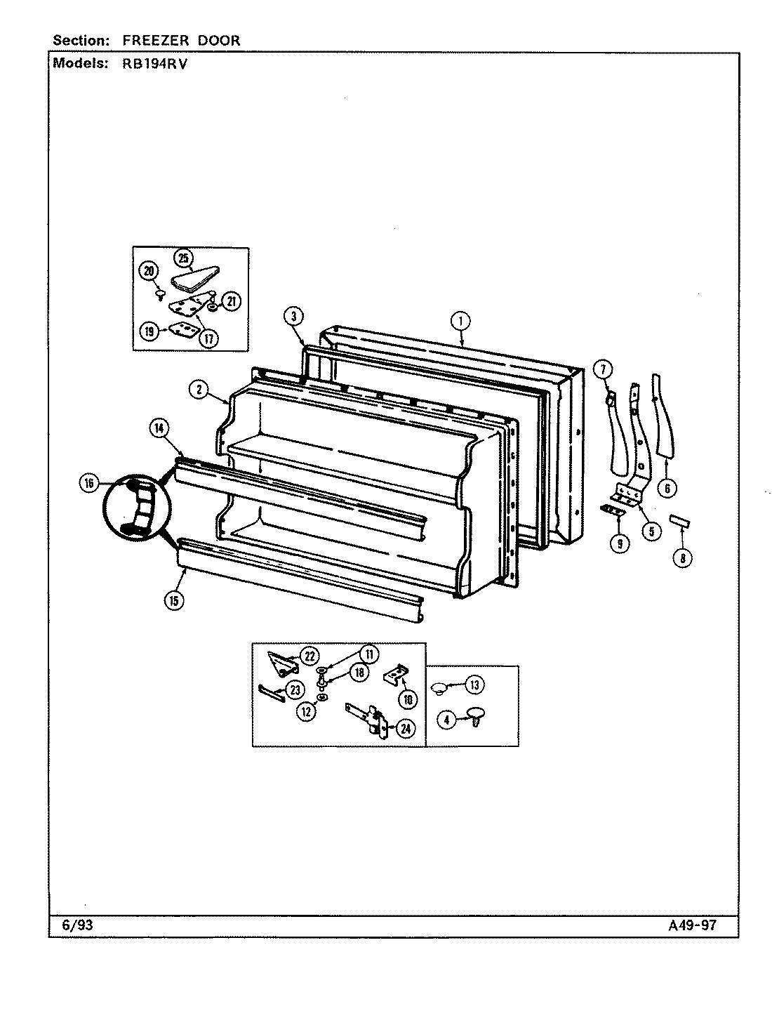 03 - FREEZER DOOR