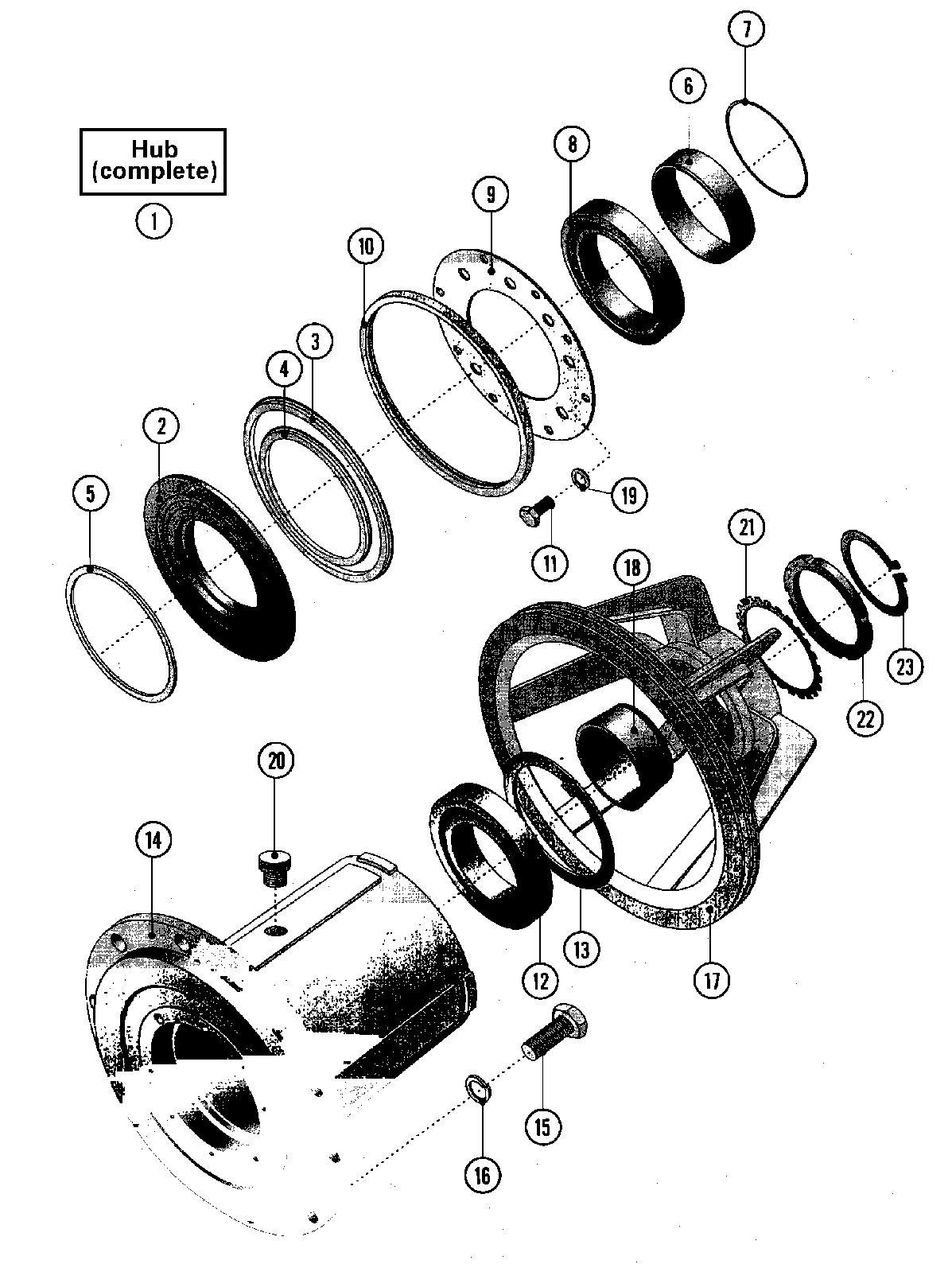 06 - BEARINGS & TRUNNION ASSEMBLY