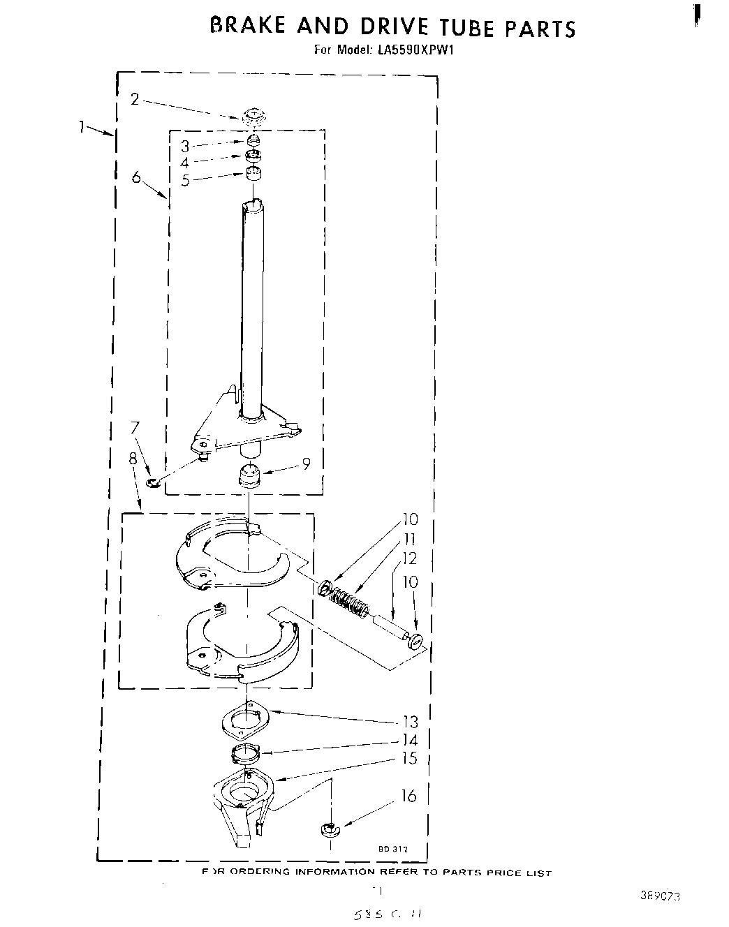 09 - BRAKE AND DRIVE TUBE