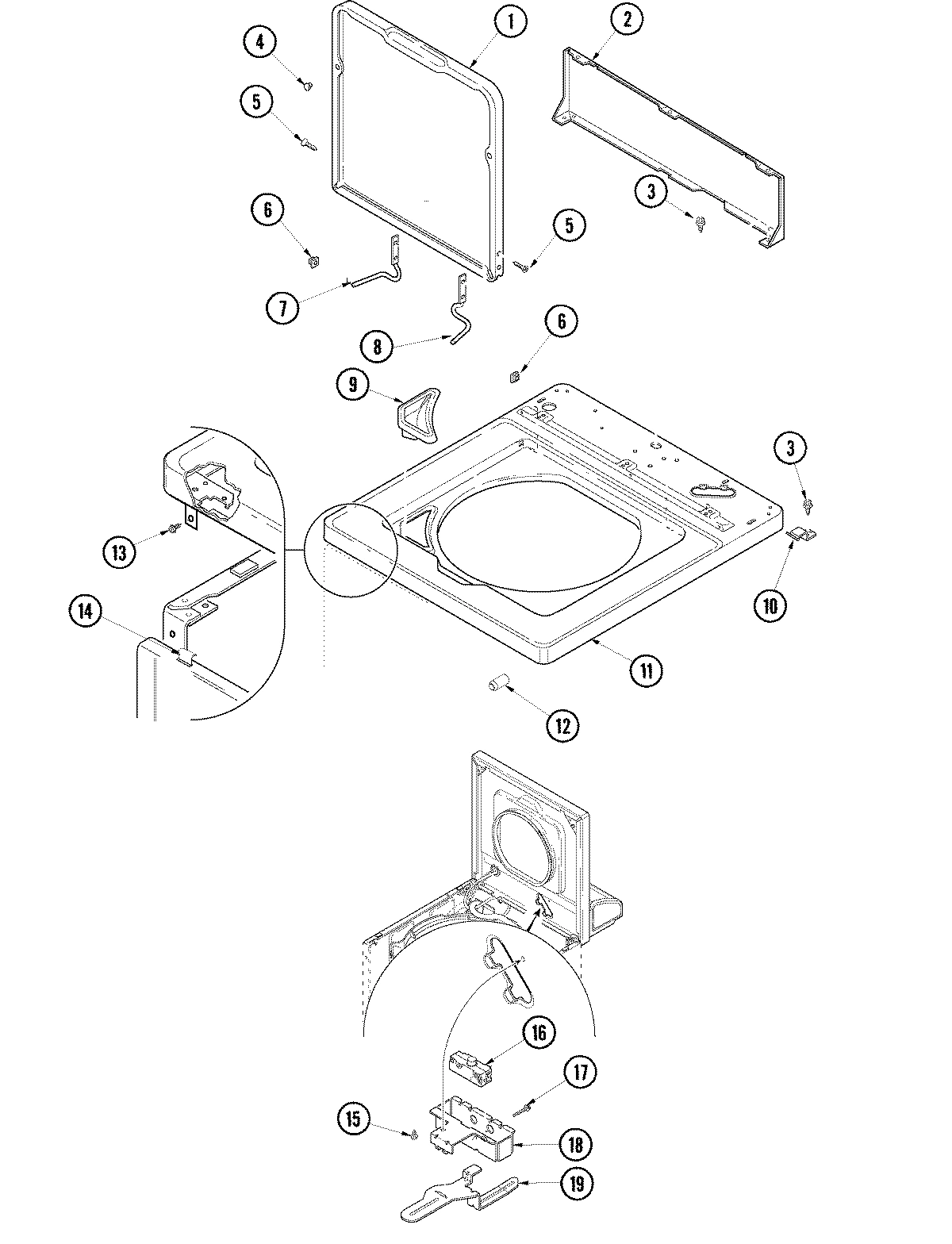 11 - TOP AND DOOR SWITCH