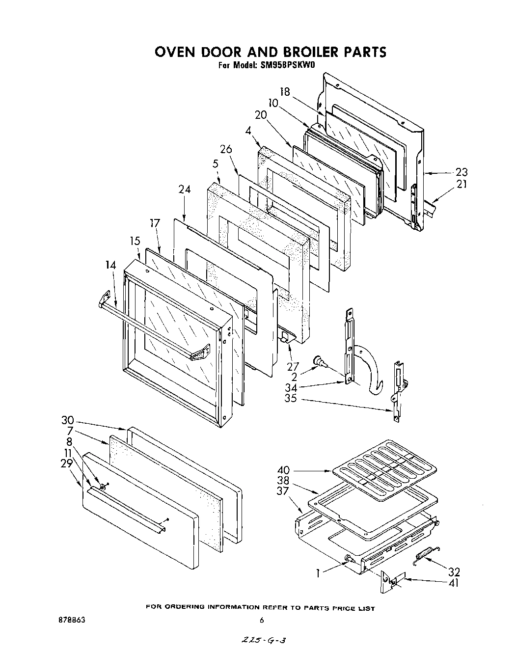 04 - OVEN DOOR AND BROILER