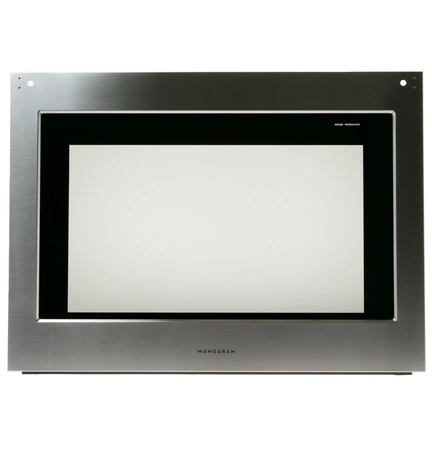 WB56X43383 GE Glass and Trim Outer Door Assem