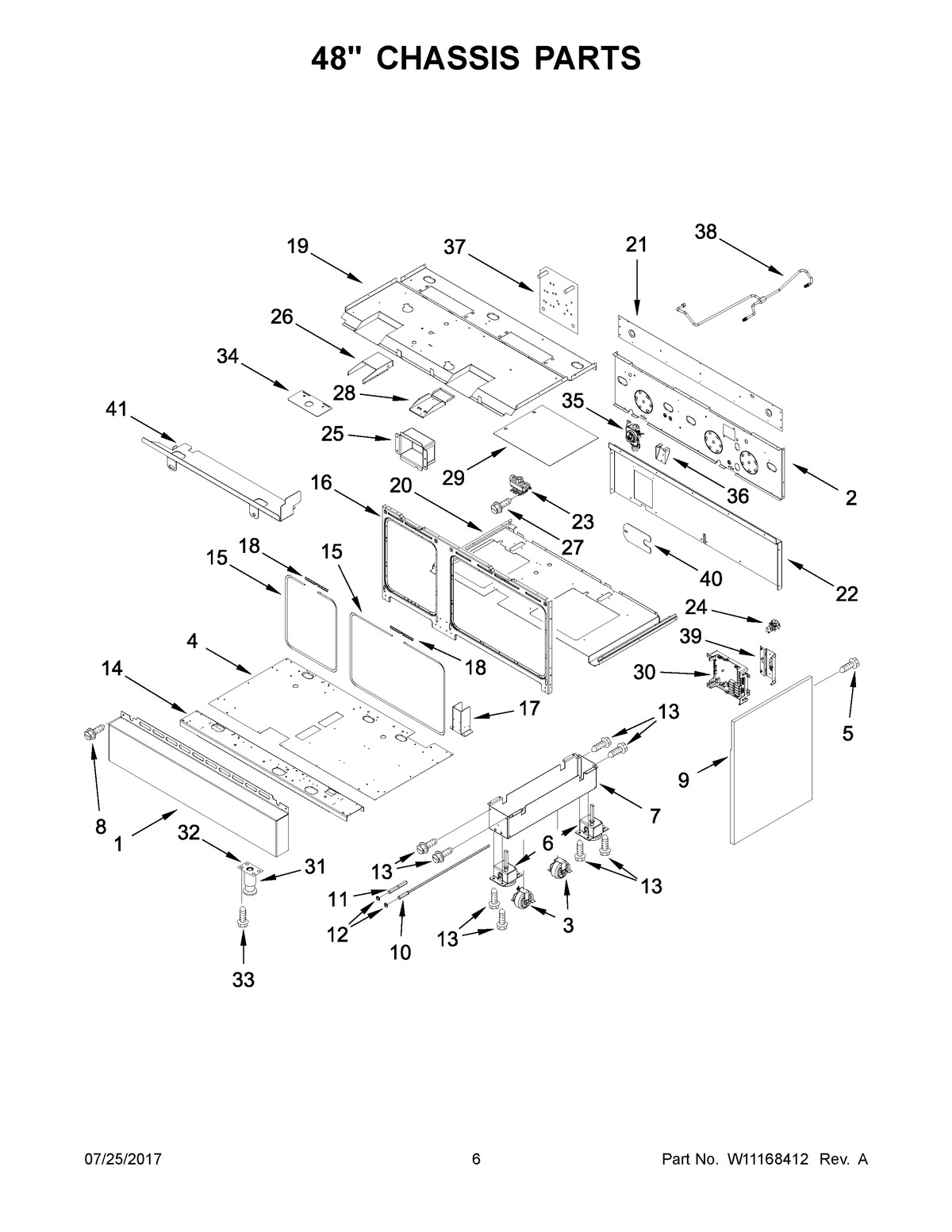 04 - 48" CHASSIS PARTS