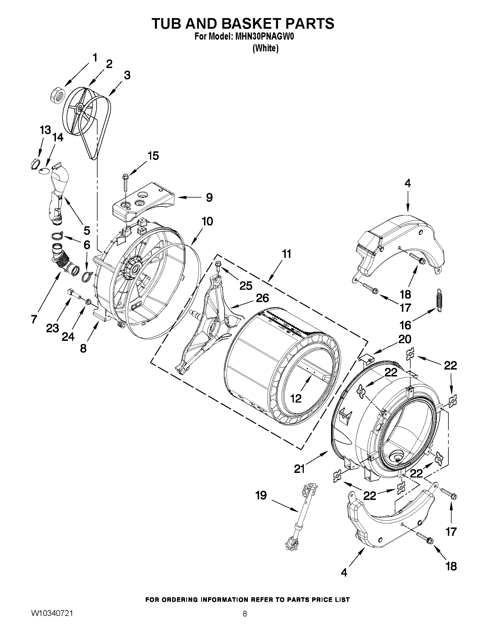 05 - TUB AND BASKET PARTS