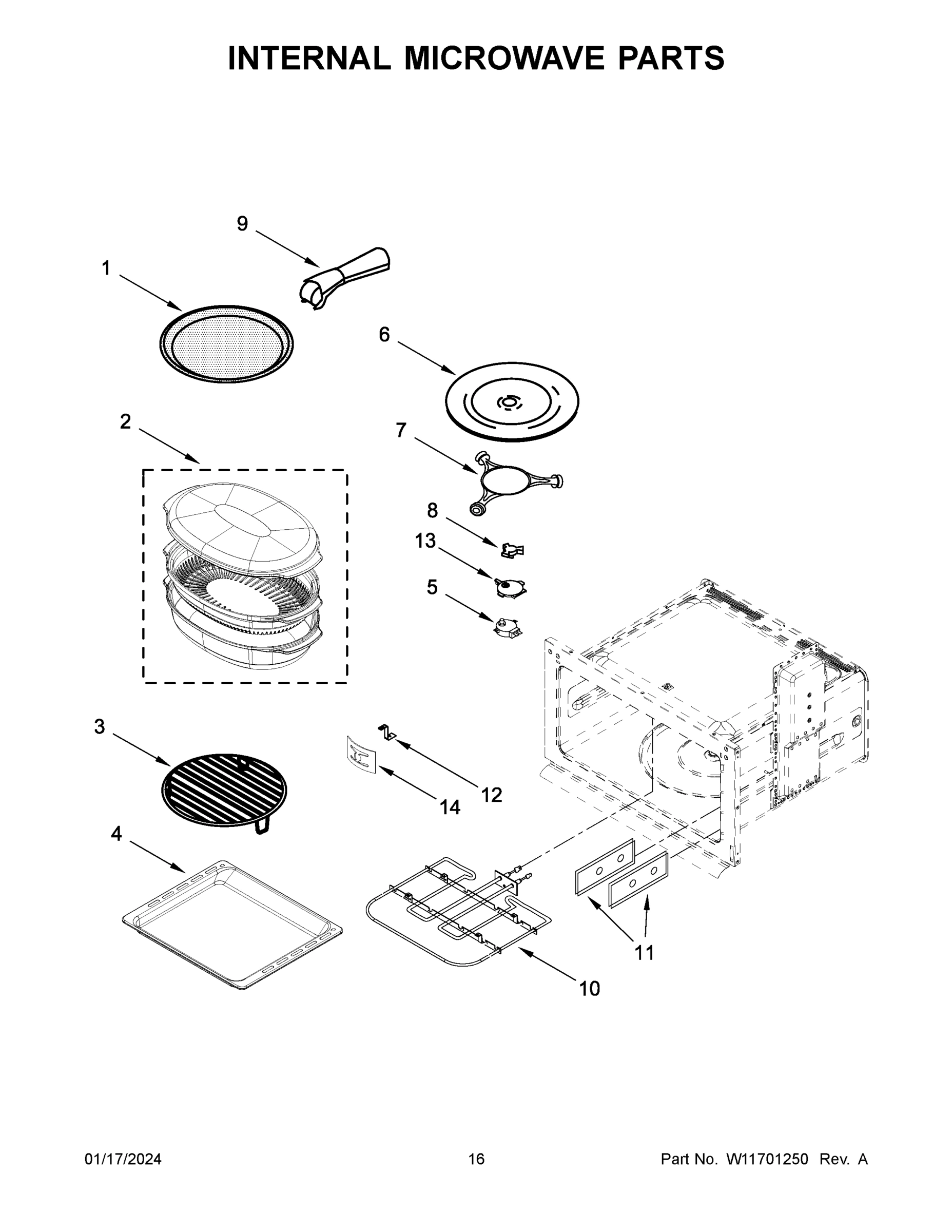 09 - INTERNAL MICROWAVE PARTS