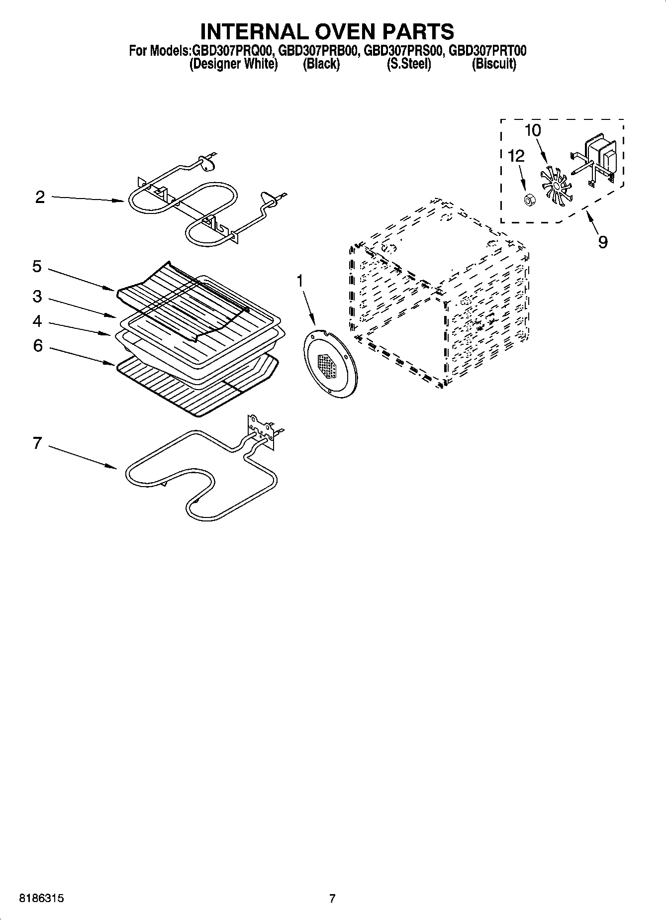 05 - INTERNAL OVEN PARTS
