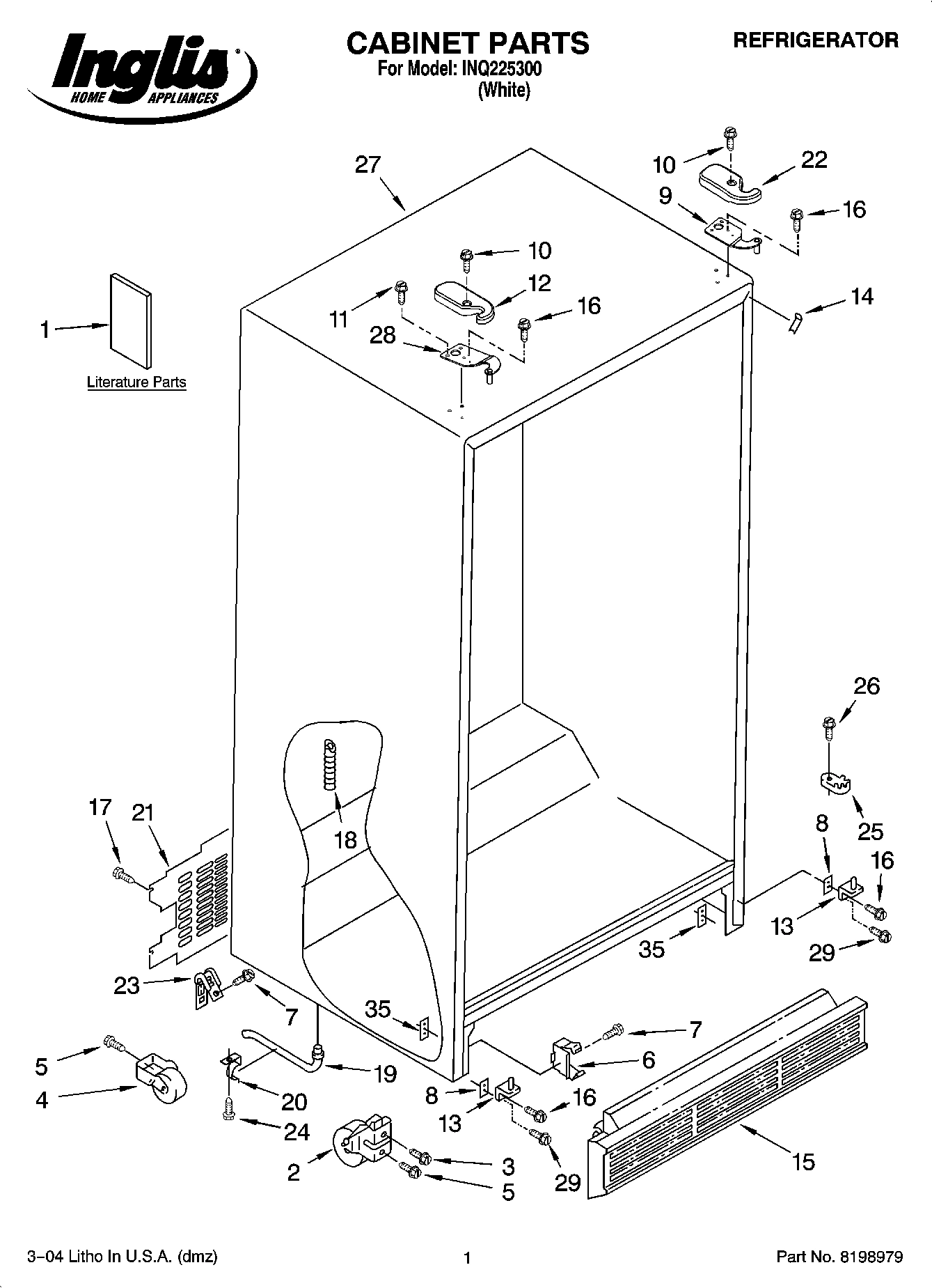 01 - CABINET PARTS