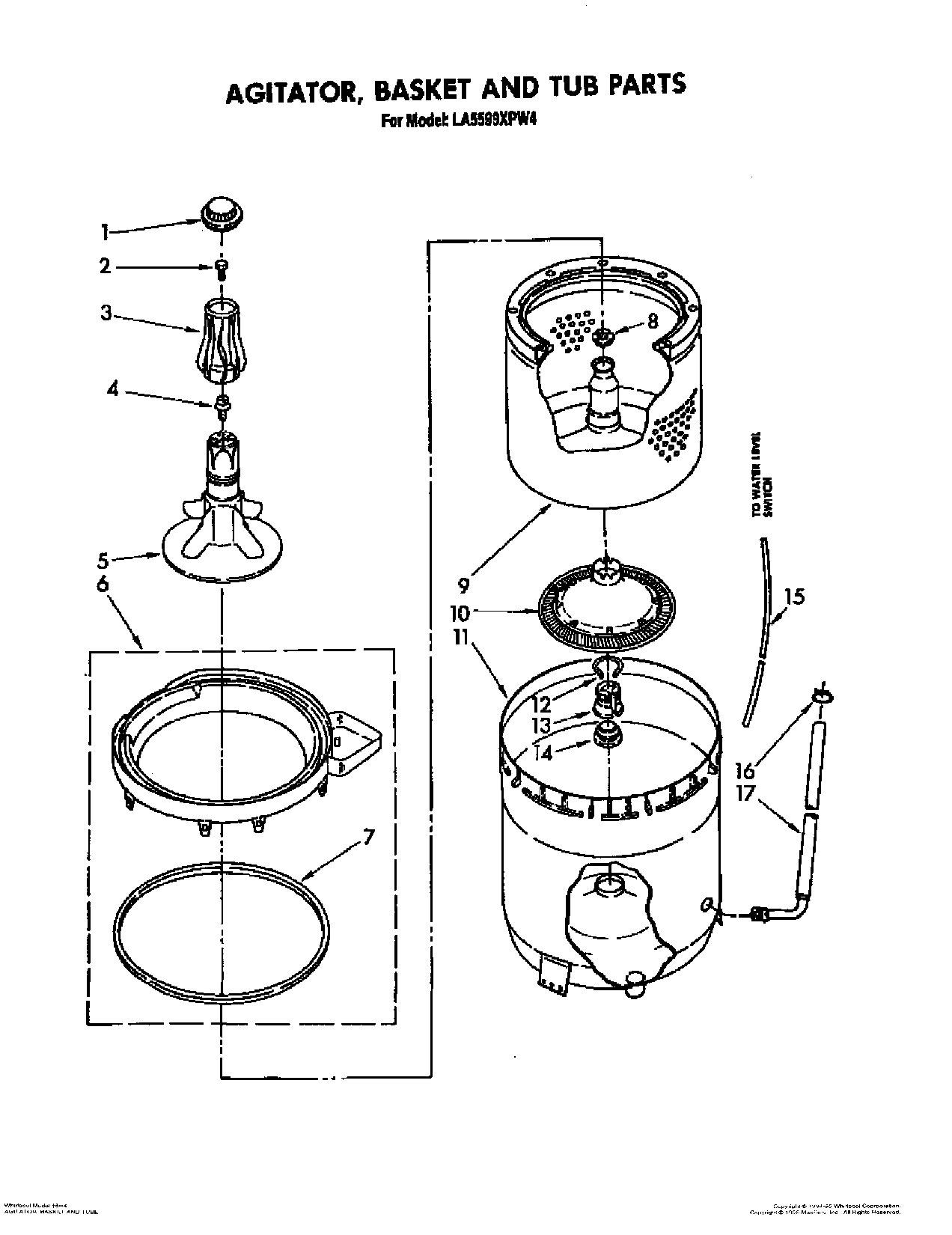 04 - AGITATOR, BASKET AND TUBE