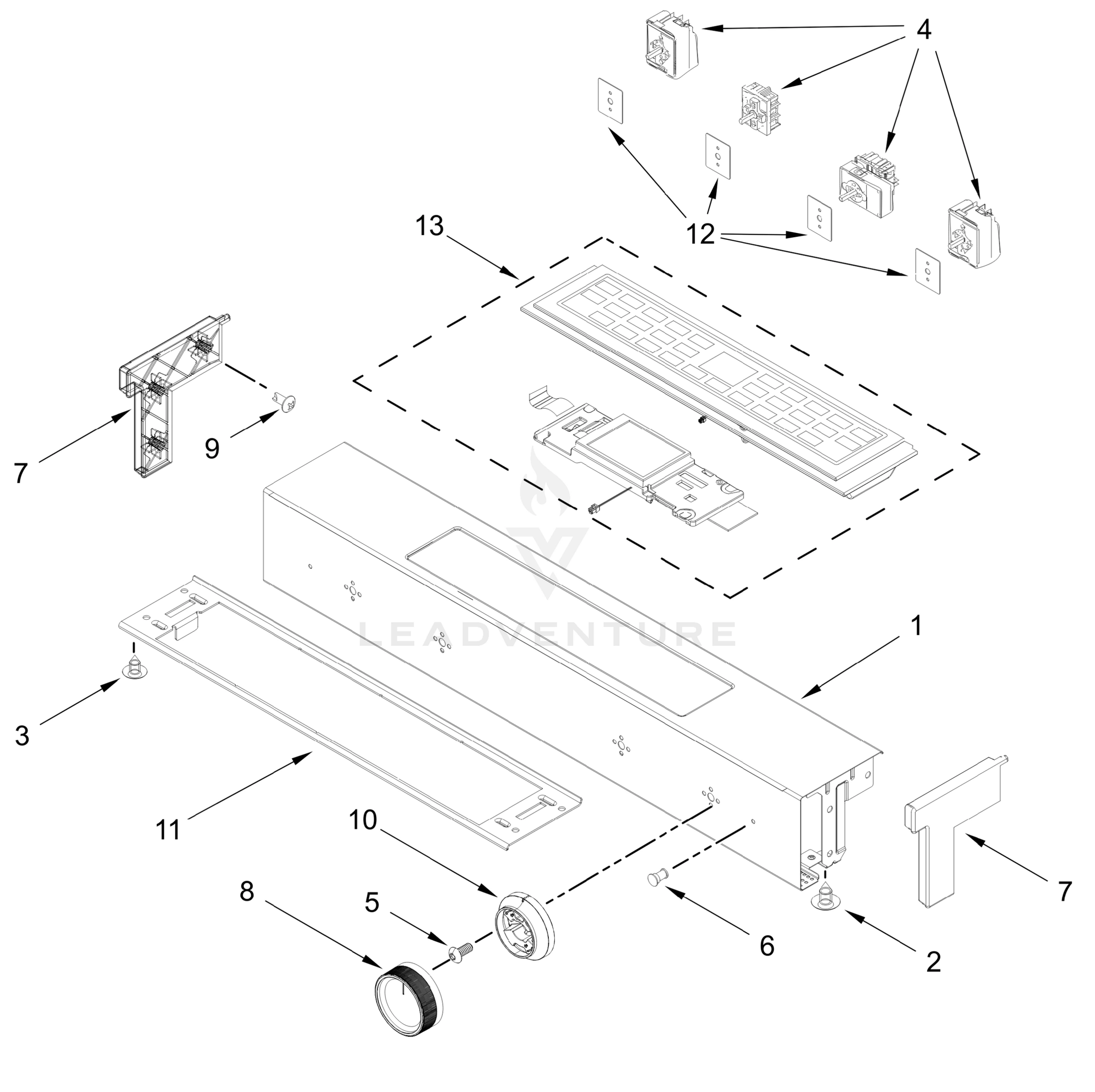 CONTROL PANEL PARTS