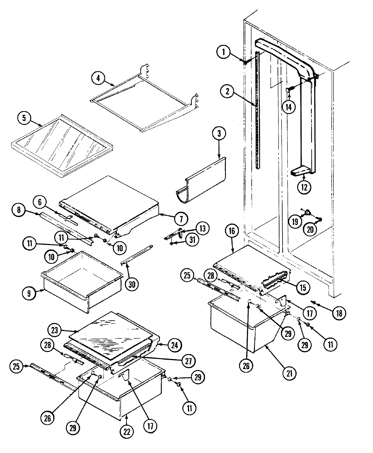 08 - SHELVES & ACCESSORIES