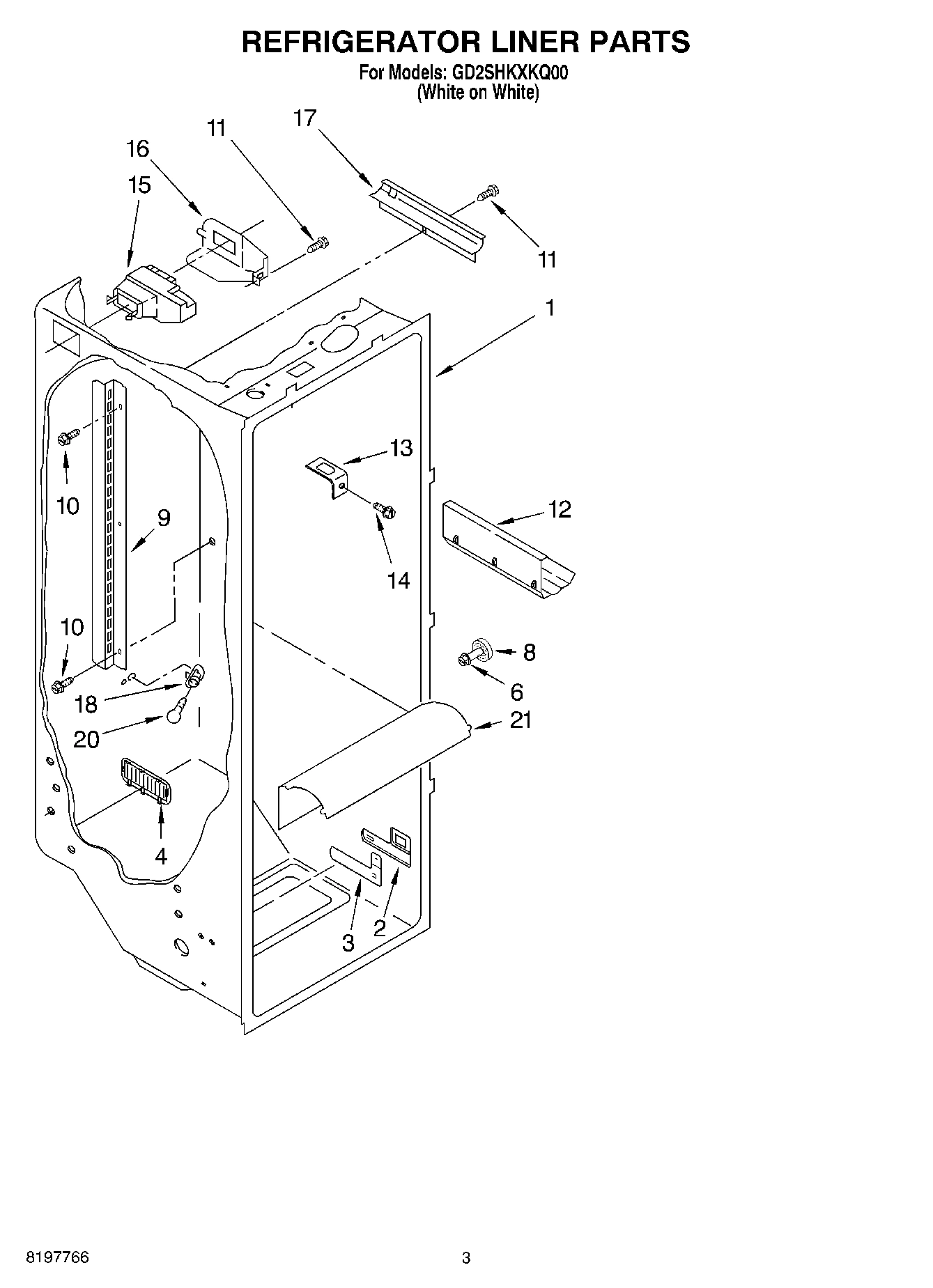 02 - REFRIGERATOR LINER