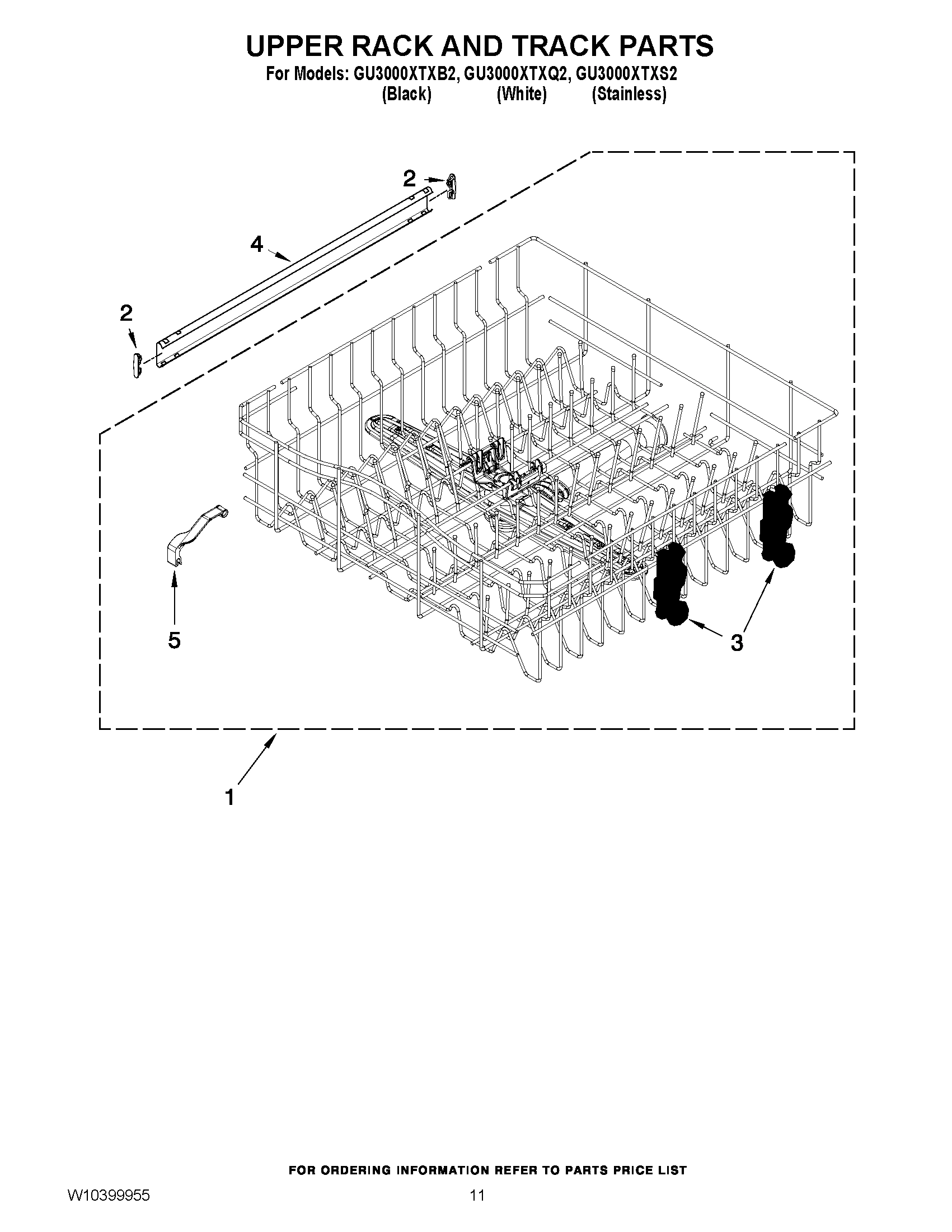 09 - UPPER RACK AND TRACK PARTS