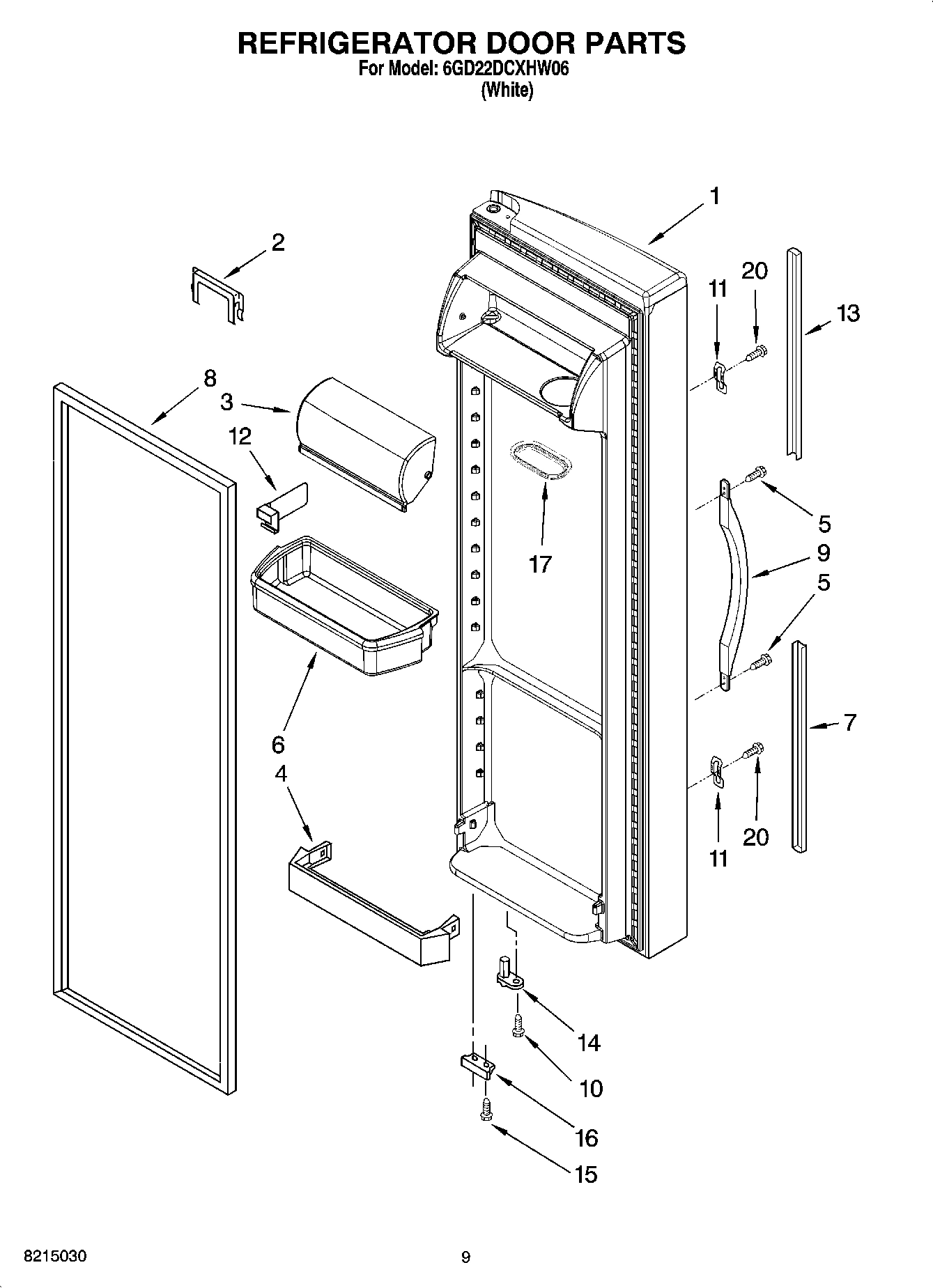 07 - REFRIGERATOR DOOR PARTS