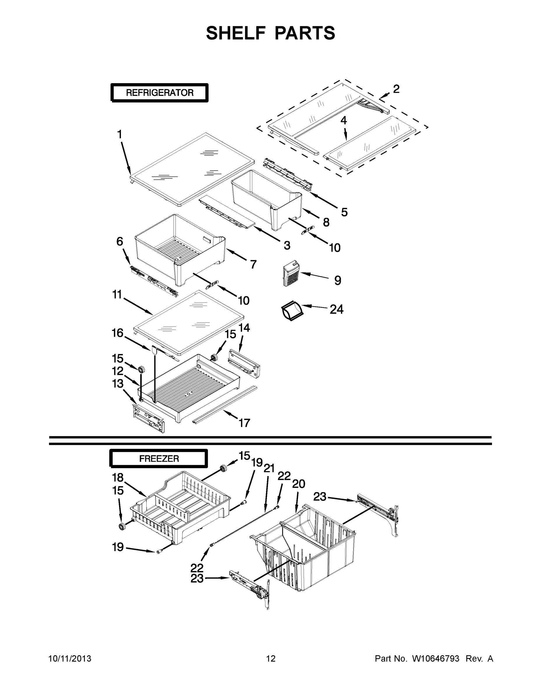 07 - SHELF PARTS