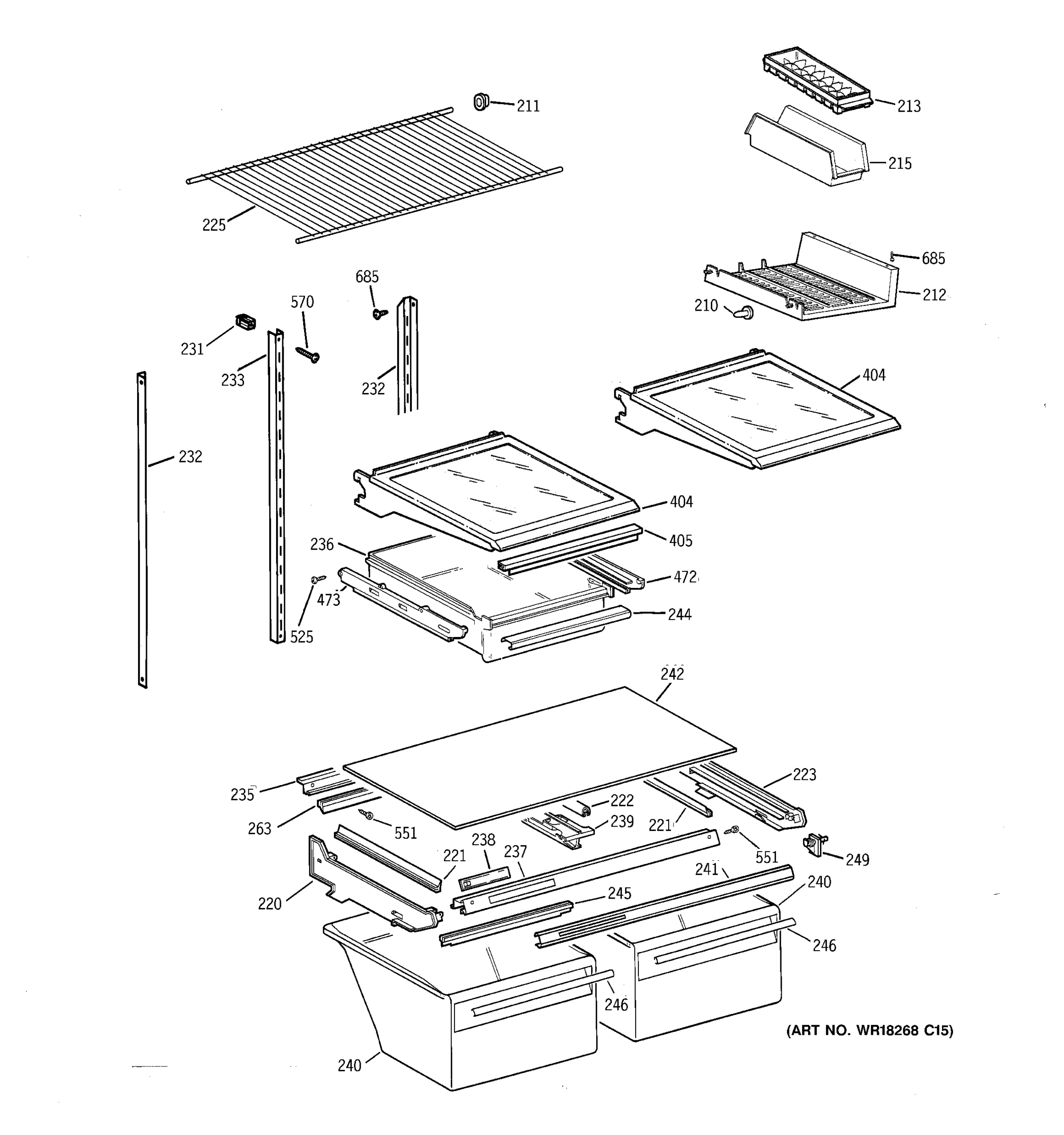 SHELF PARTS