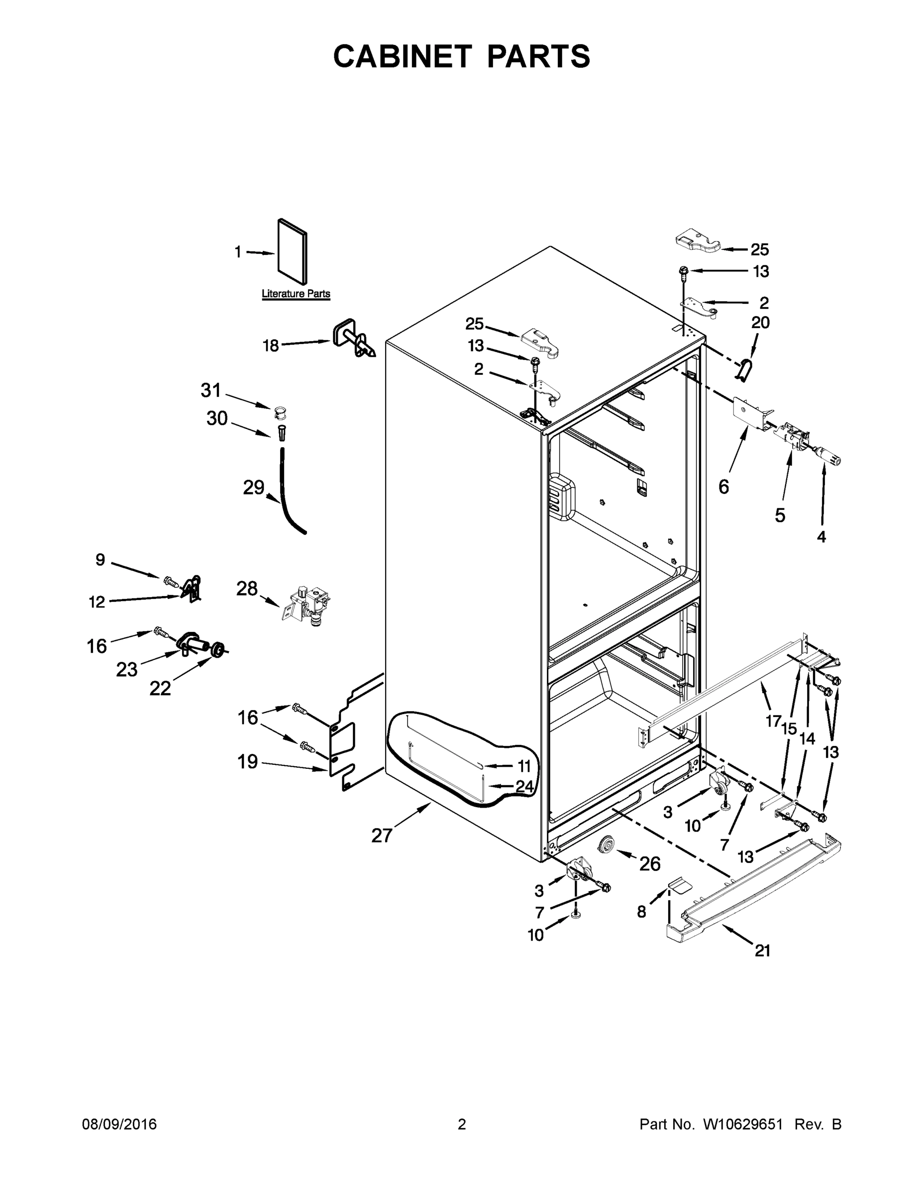 02 - CABINET PARTS