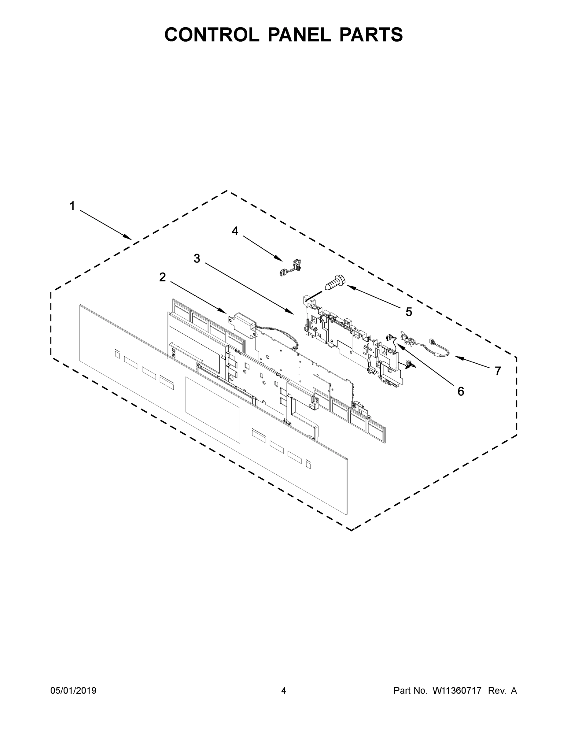 03 - CONTROL PANEL PARTS
