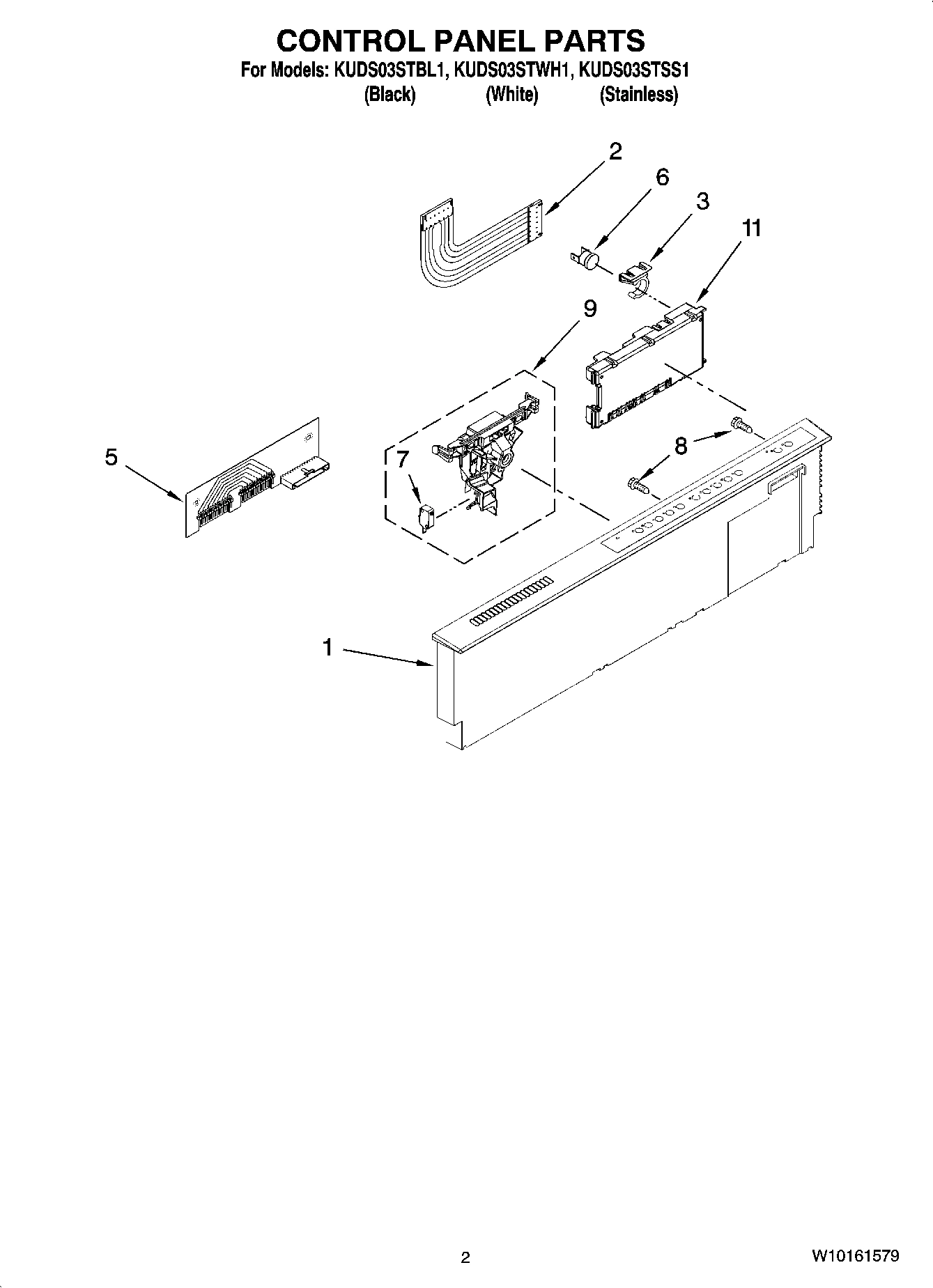 02 - CONTROL PANEL PARTS
