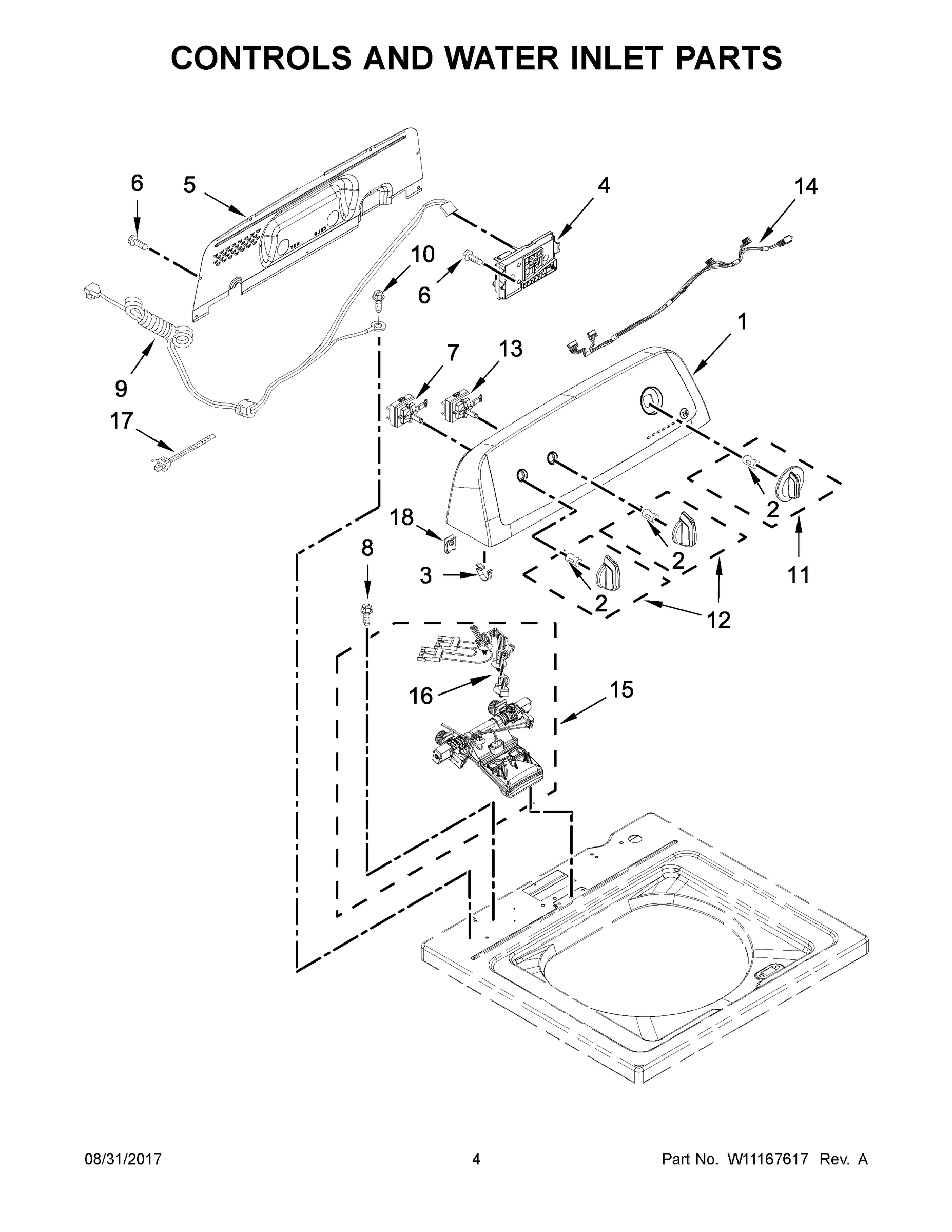 03 - CONTROLS AND WATER INLET PARTS