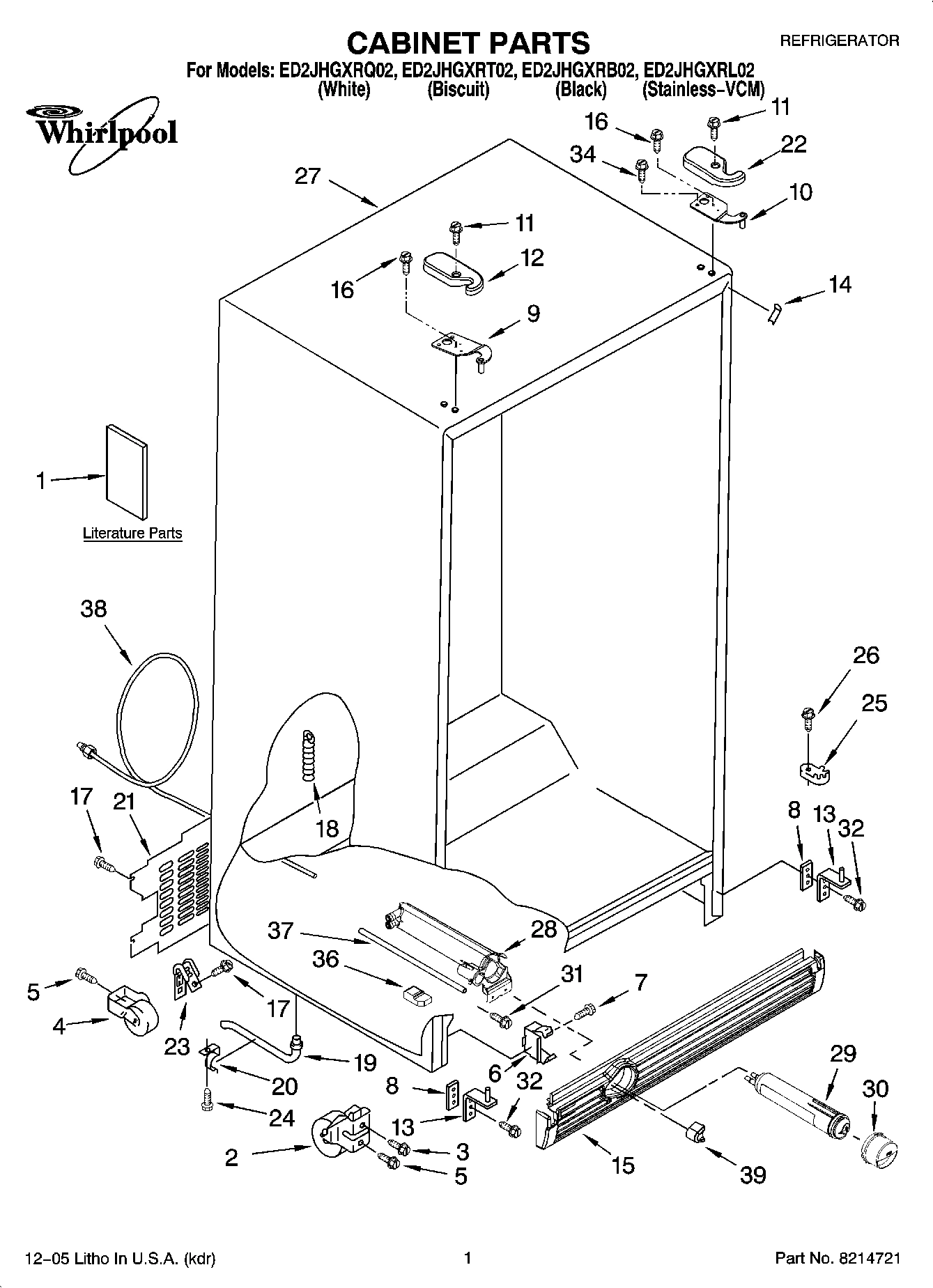 01 - CABINET PARTS