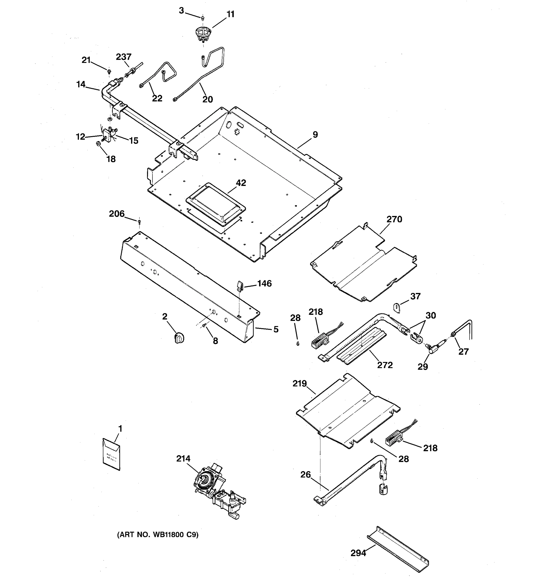 GAS & BURNER PARTS