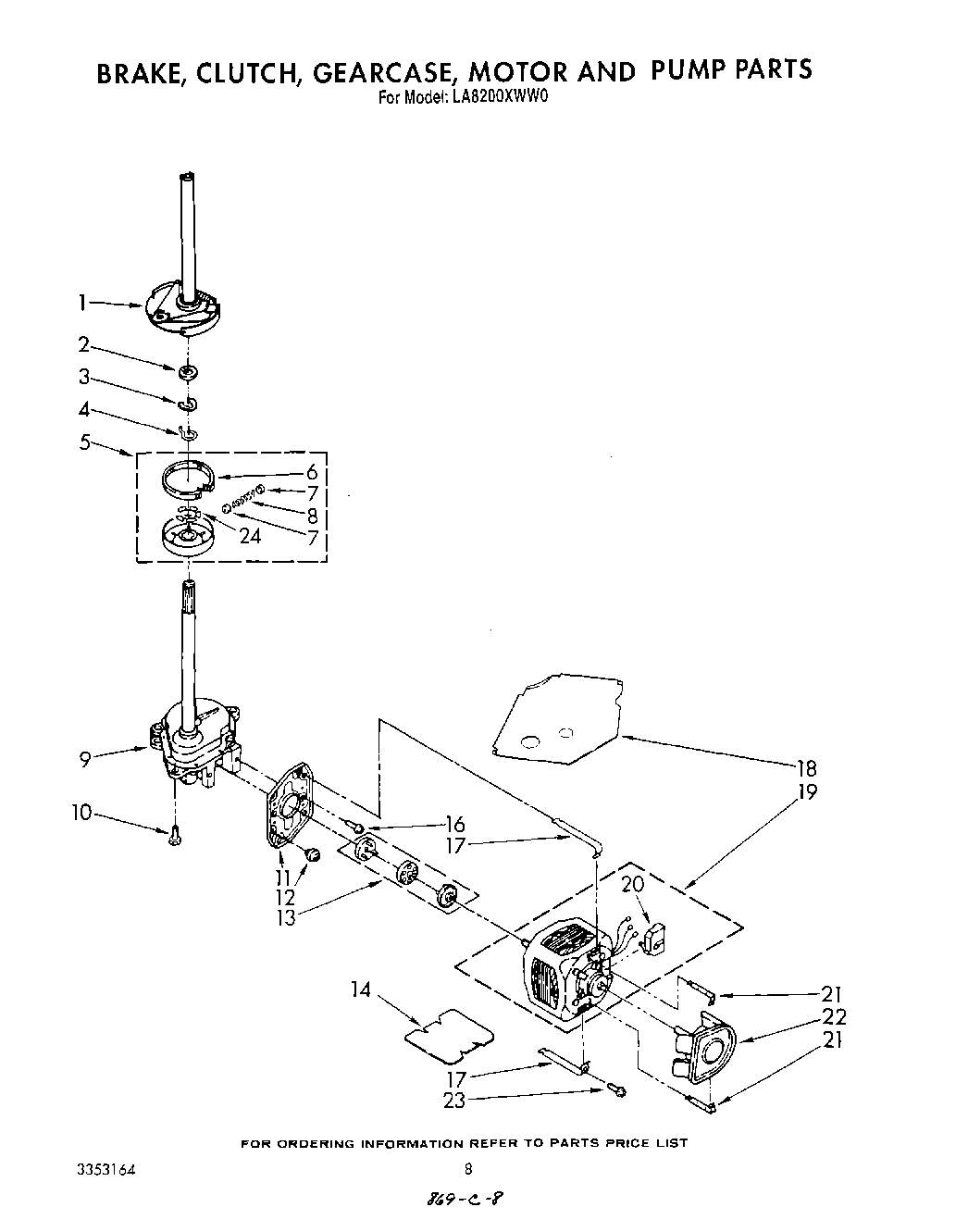 06 - BRAKE, CLUTCH, GEARCASE, MOTOR AND PUMP