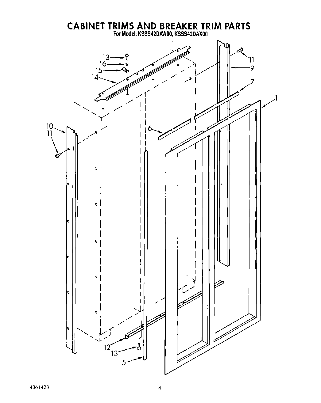03 - CABINET TRIMS AND BREAKER TRIM