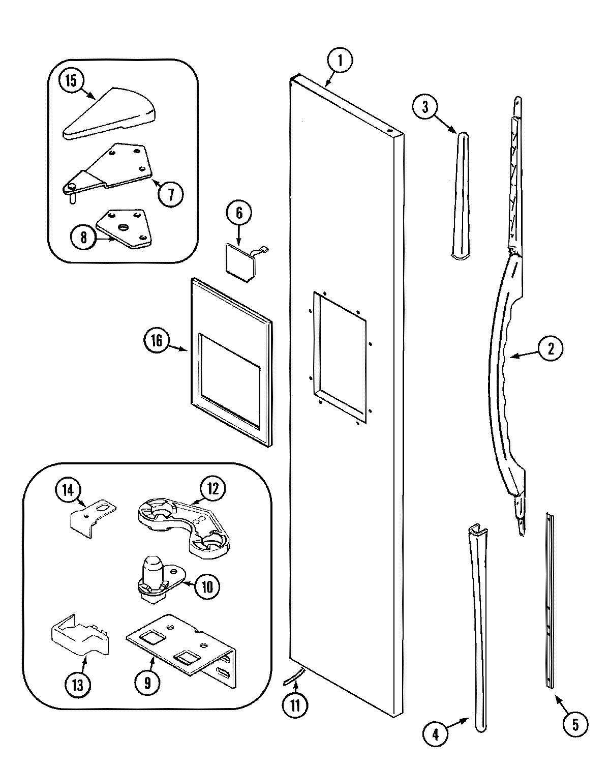 06 - FREEZER OUTER DOOR