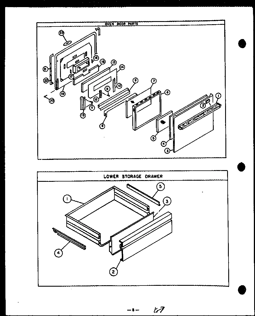 03 - OVEN DOOR PARTS