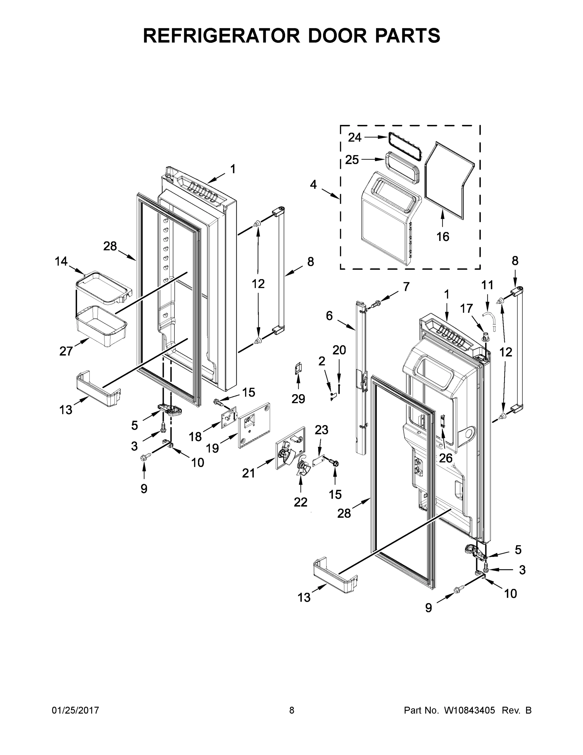 05 - REFRIGERATOR DOOR PARTS