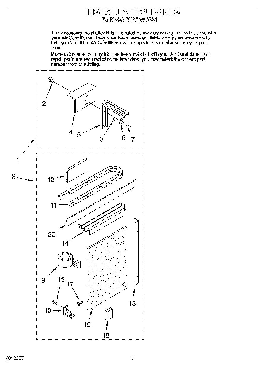 05 - INSTALLATION PARTS
