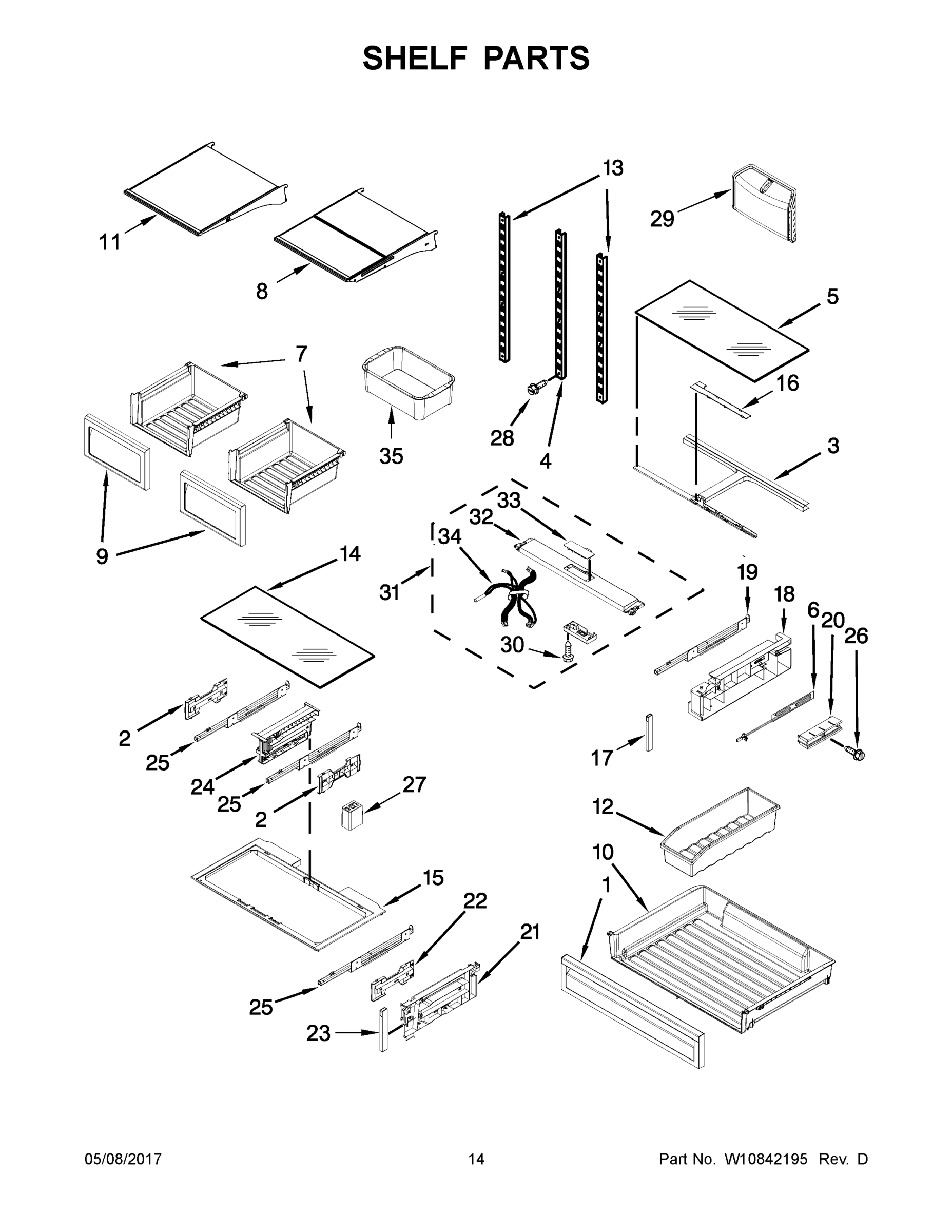 08 - SHELF PARTS