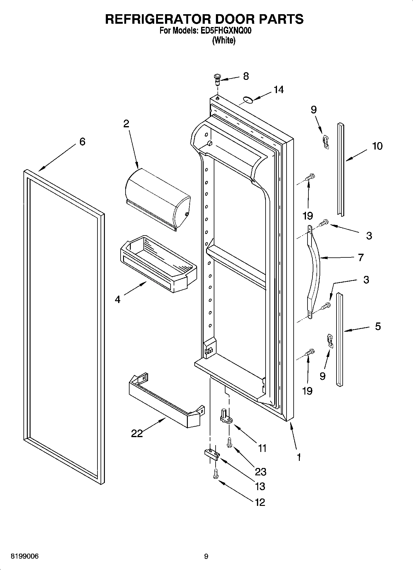 06 - REFRIGERATOR DOOR PARTS