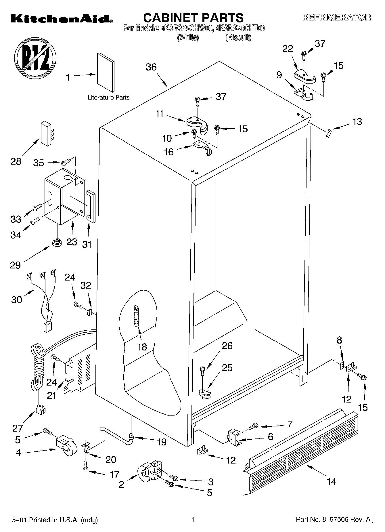 01 - CABINET, LITERATURE