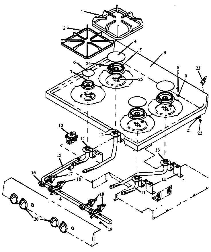 07 - SEALED BURNER PARTS