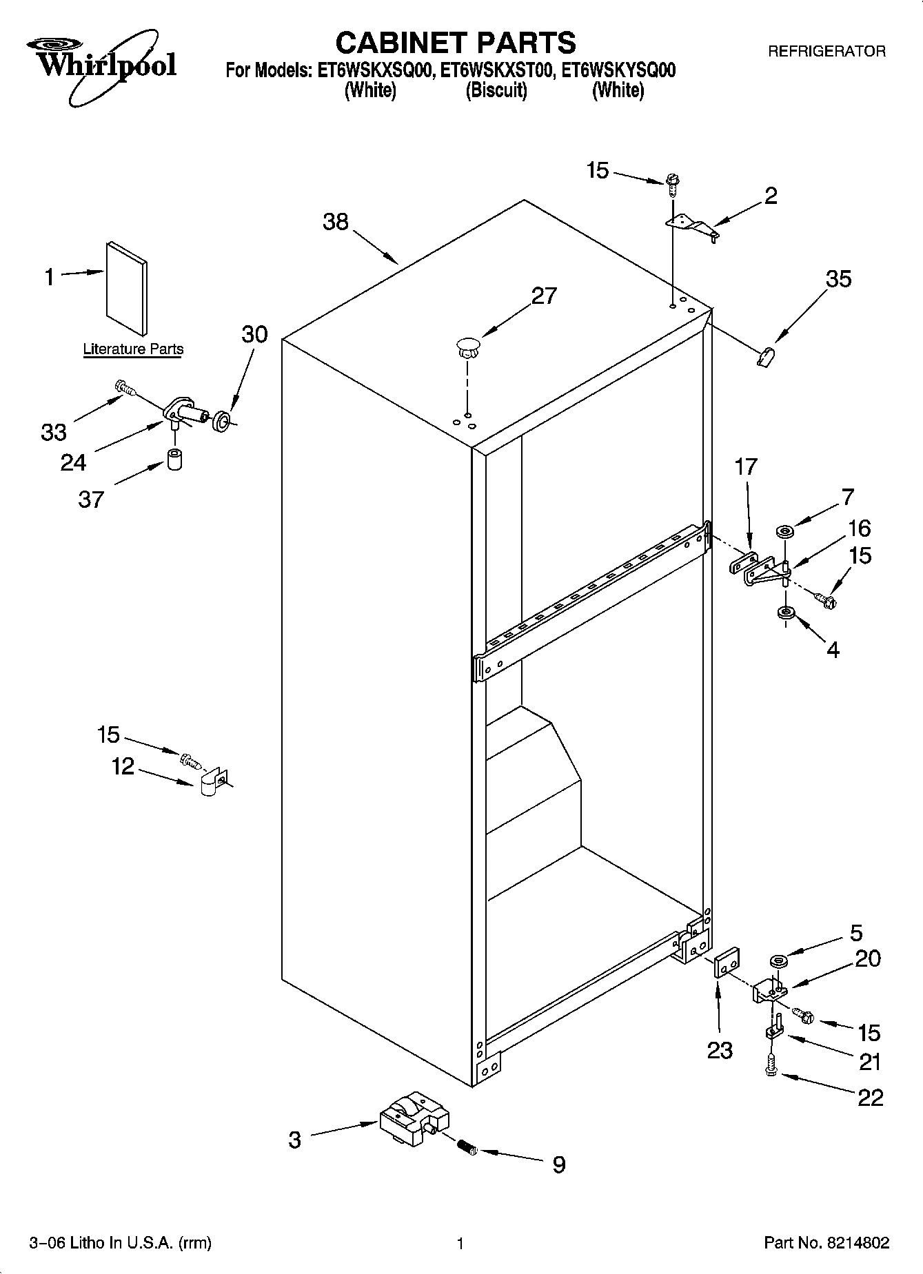 01 - CABINET PARTS