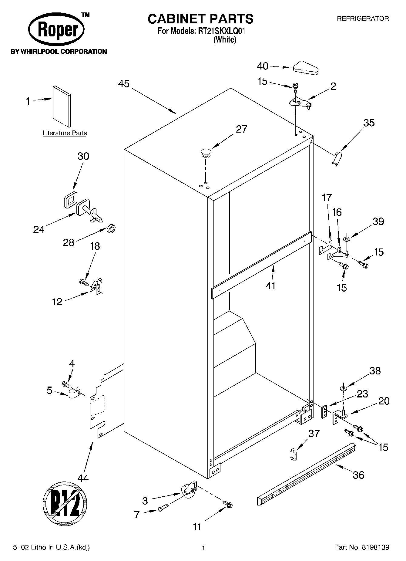 01 - CABINET, LITERATURE
