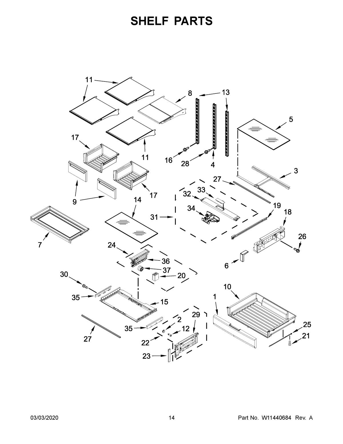 08 - SHELF PARTS