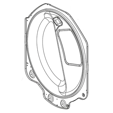 MJT62002905 LG Tub Drum Rear