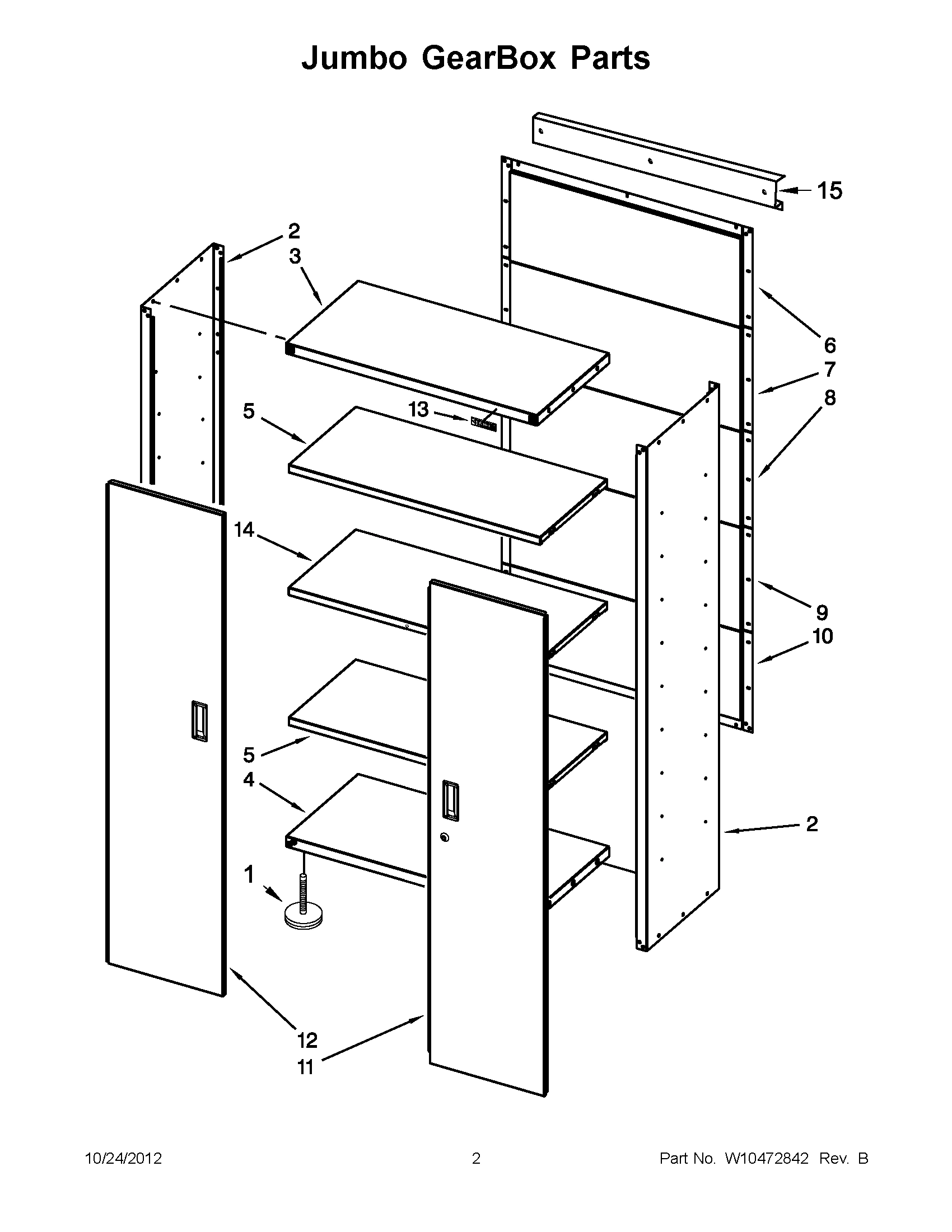 01 - JUMBO GEAR BoX PARTS